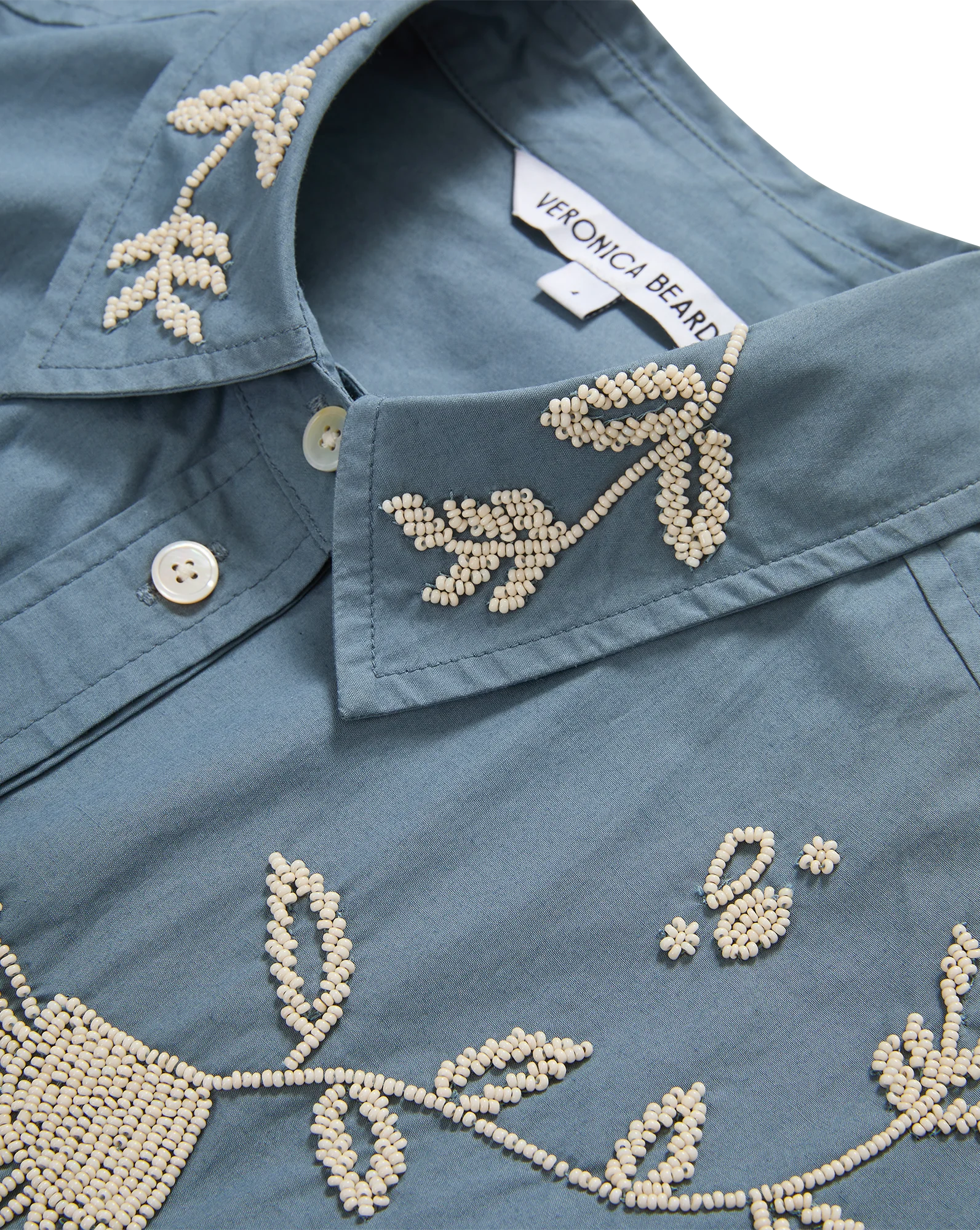 Aderes Beaded Button-Down Shirt - Image 3