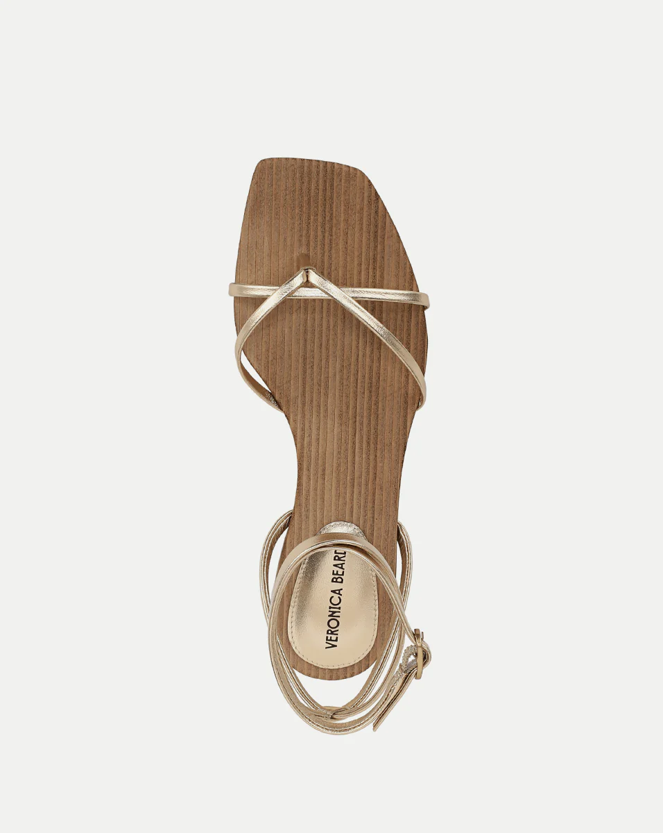 Allegra Metallic Ankle-Wrap Sandal - Image 4