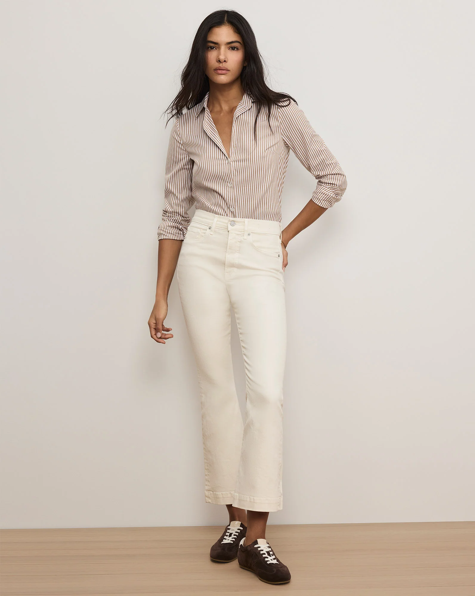 Amelia Striped Button-Down Shirt - Image 2