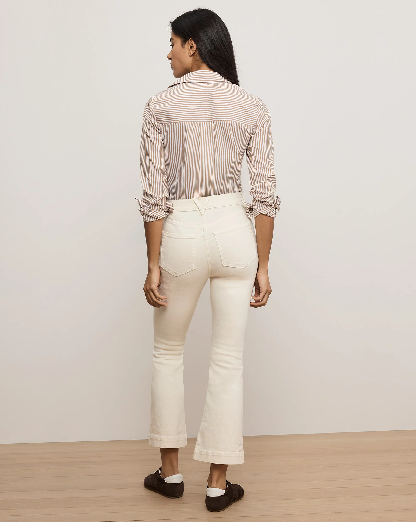 Amelia Striped Button-Down Shirt - Image 4