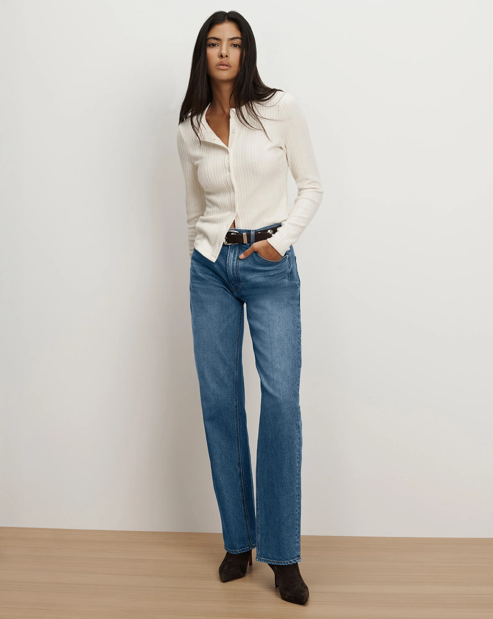 Arch Suede Studded Belt - Image 4
