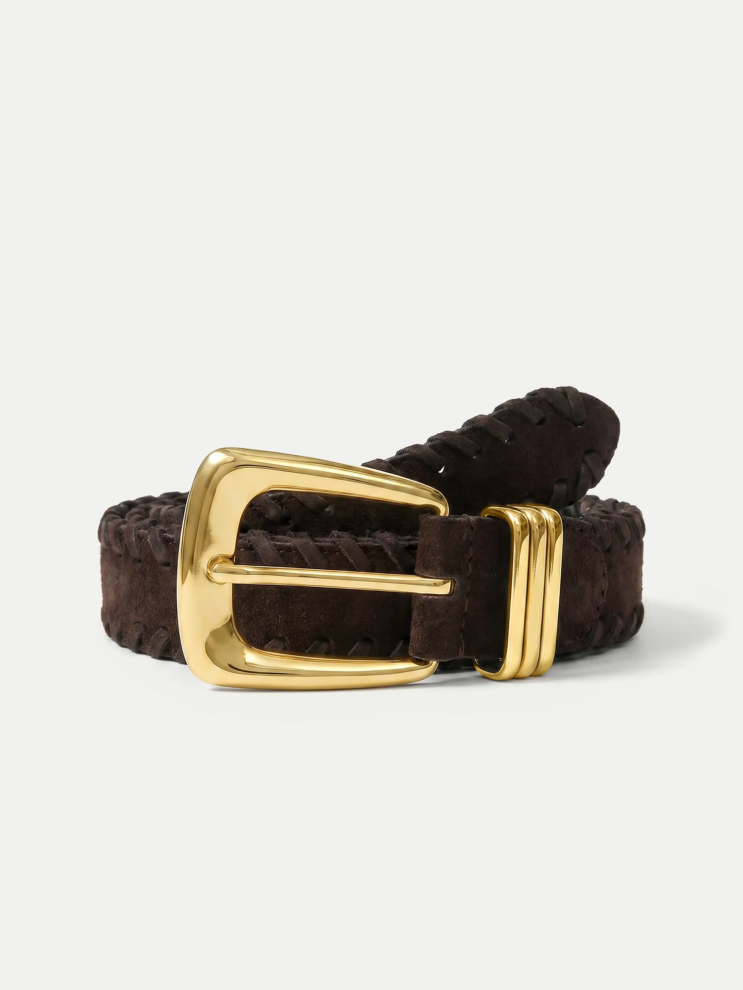 Arch Suede Whipstitch Belt - Image 3