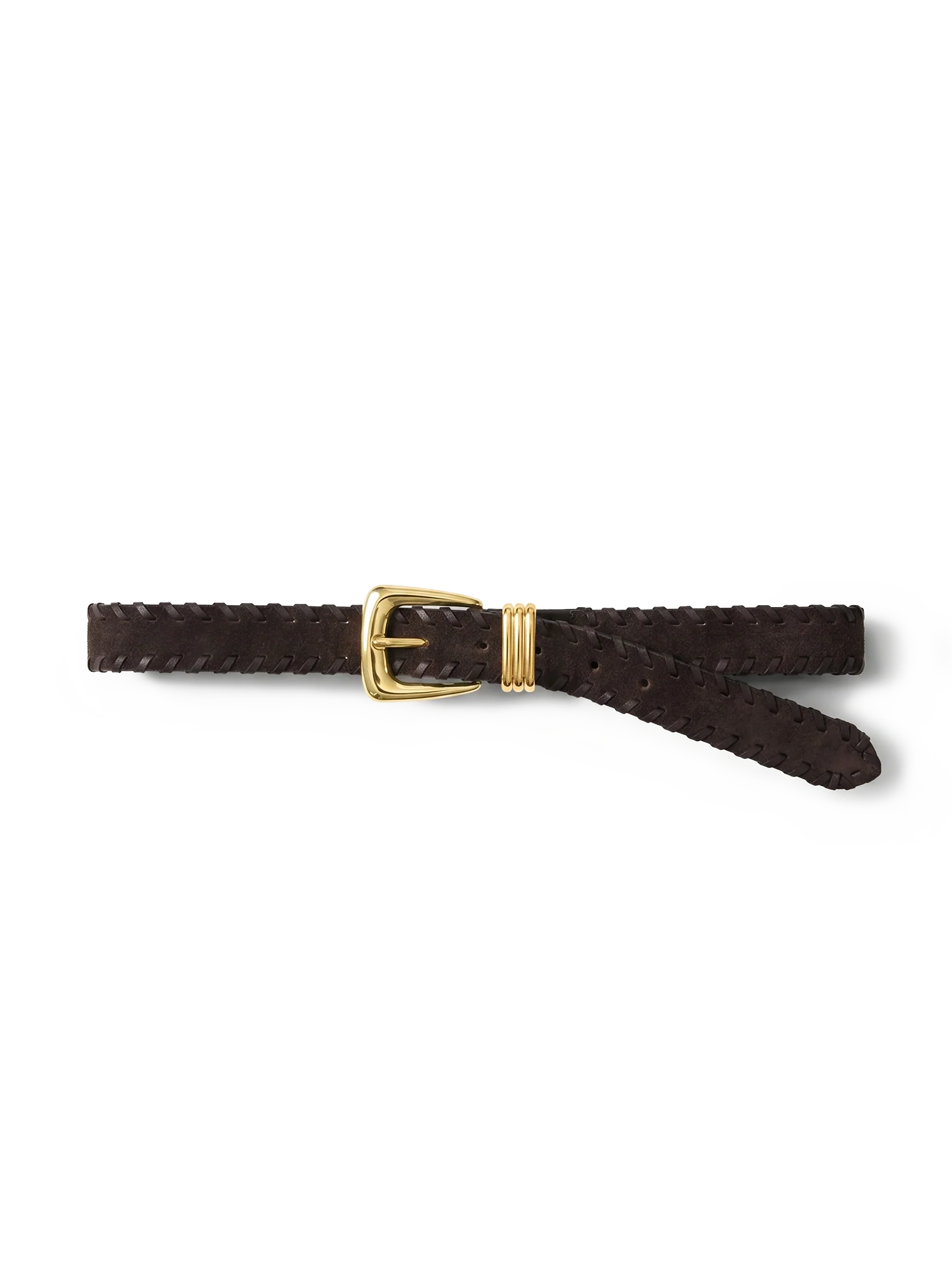 Arch Suede Whipstitch Belt - Image 4