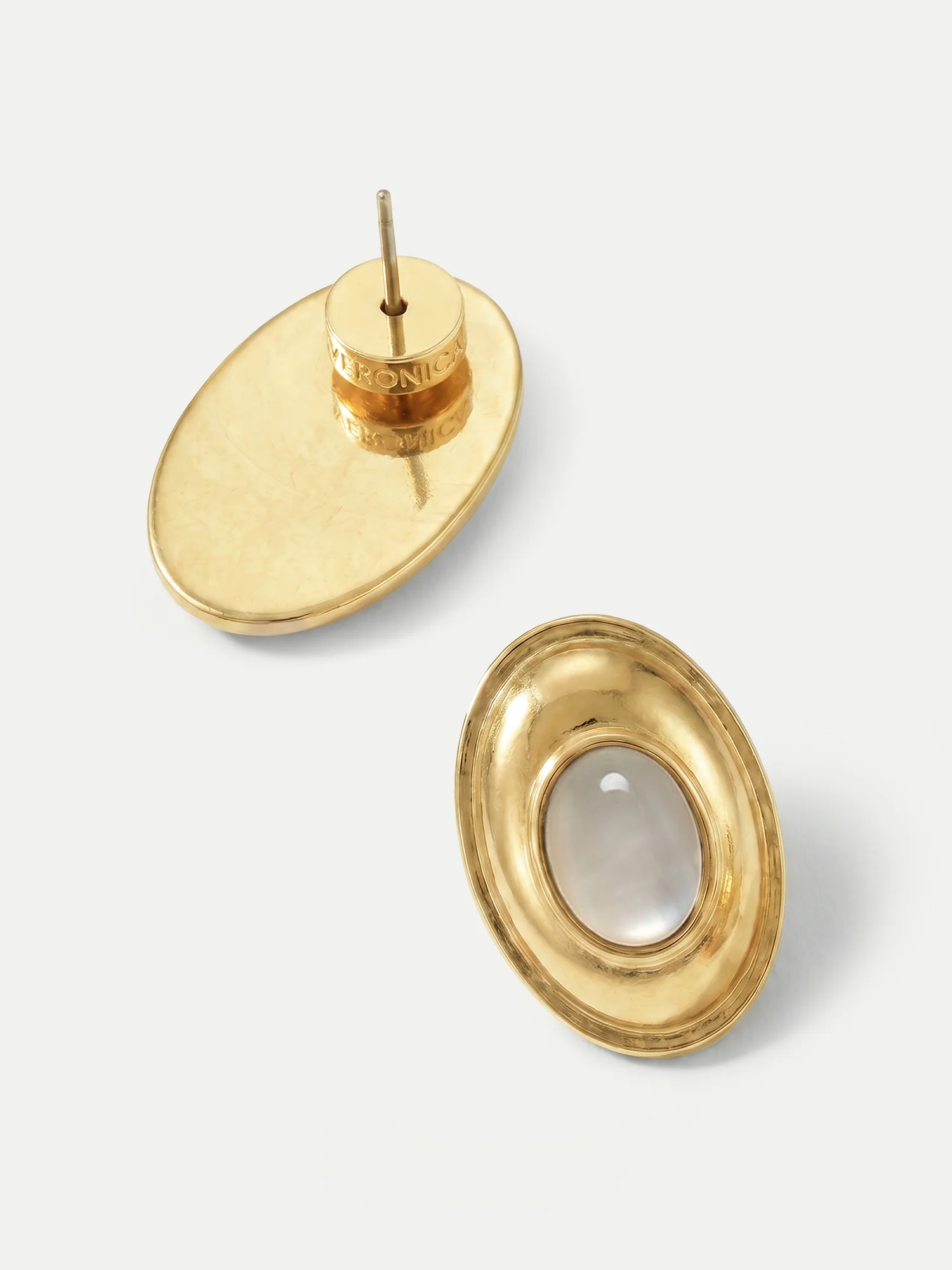 Cat’s Eye Cabochon Earring - Image 5
