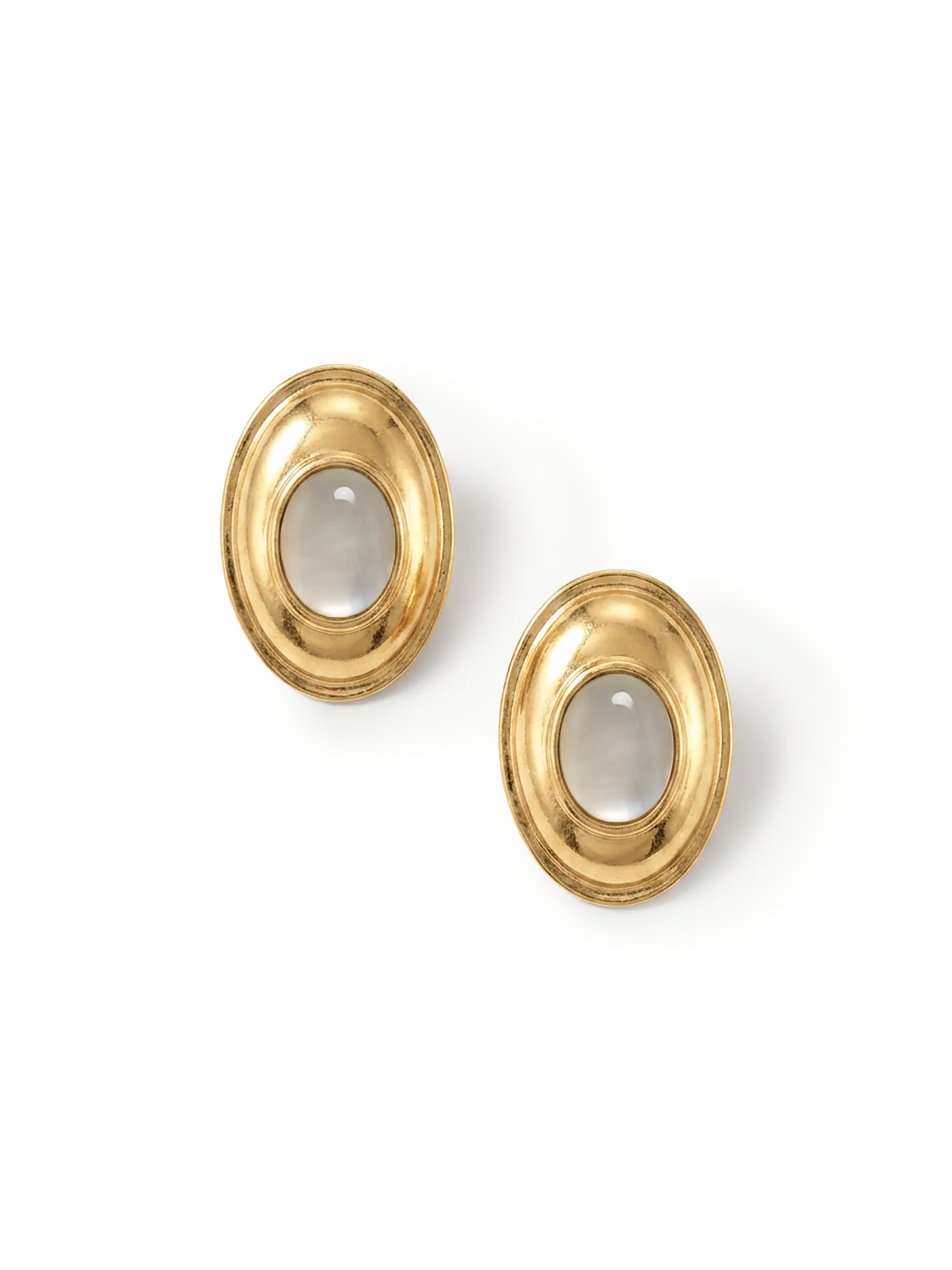 Cat’s Eye Cabochon Earring - Image 6