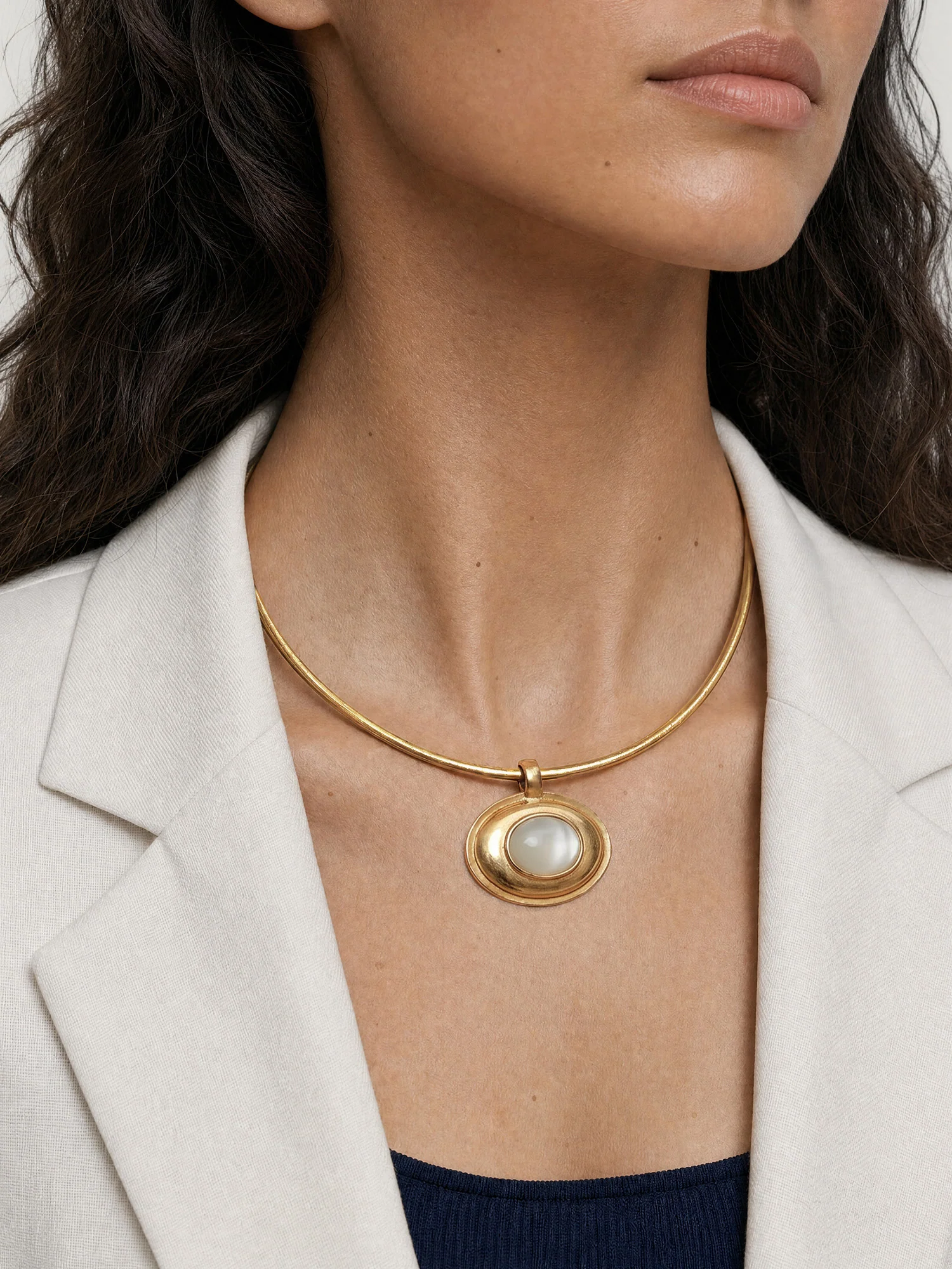 Cat’s Eye Collar Necklace - Image 2