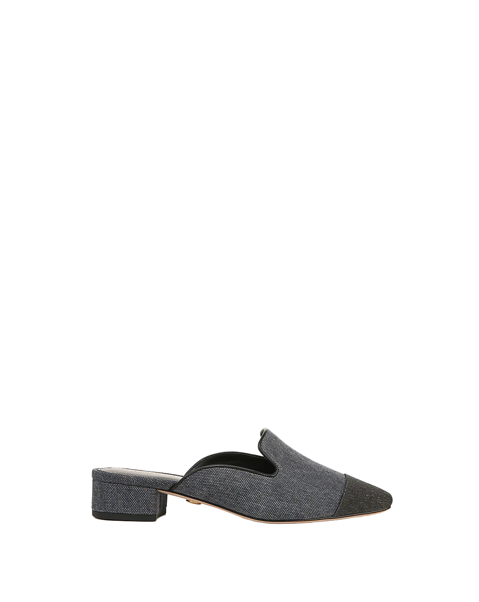 Cecile Denim Cap-Toe Mule - Image 5