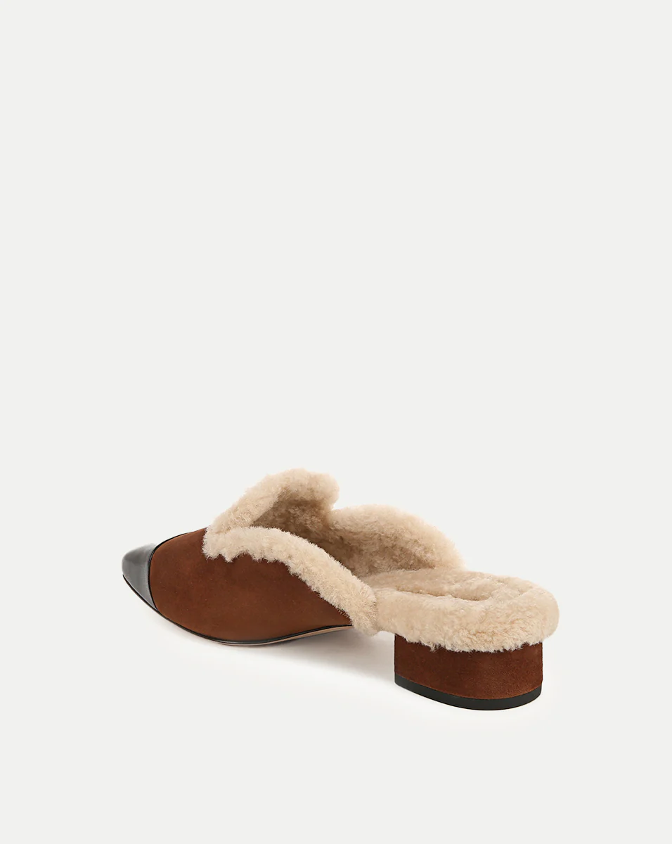 Cecile Shearling Mule - Image 4
