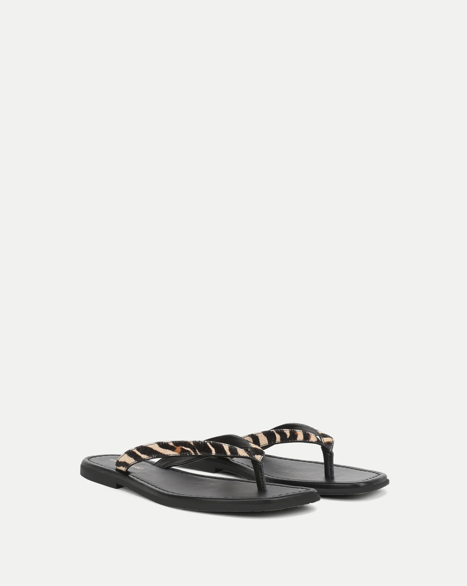 Clea Calf Hair Flip-Flop Sandal - Image 3
