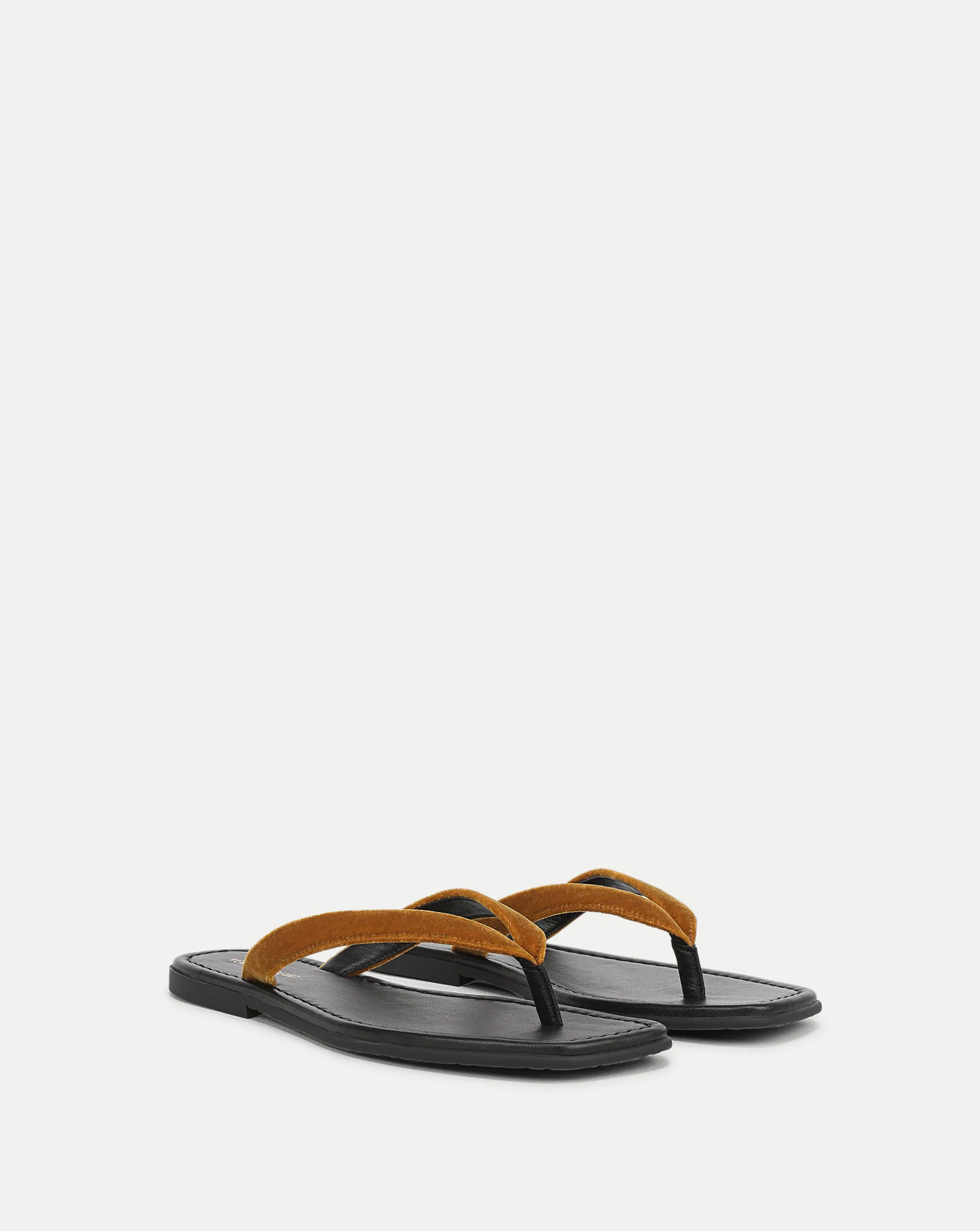 Clea Velvet Flip-Flop Sandal - Image 3