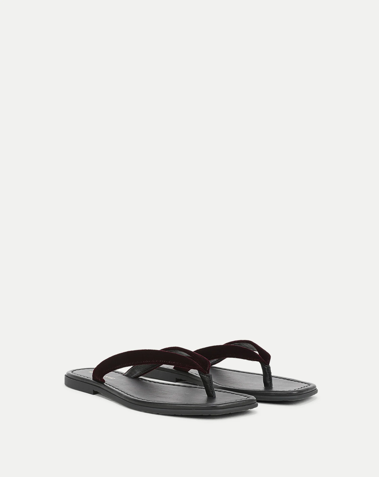 Clea Velvet Flip-Flop Sandal - Image 3