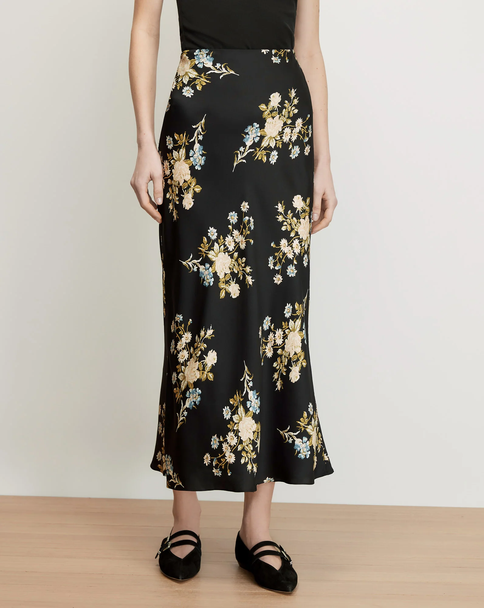 Clover Floral Midi Skirt - Image 2