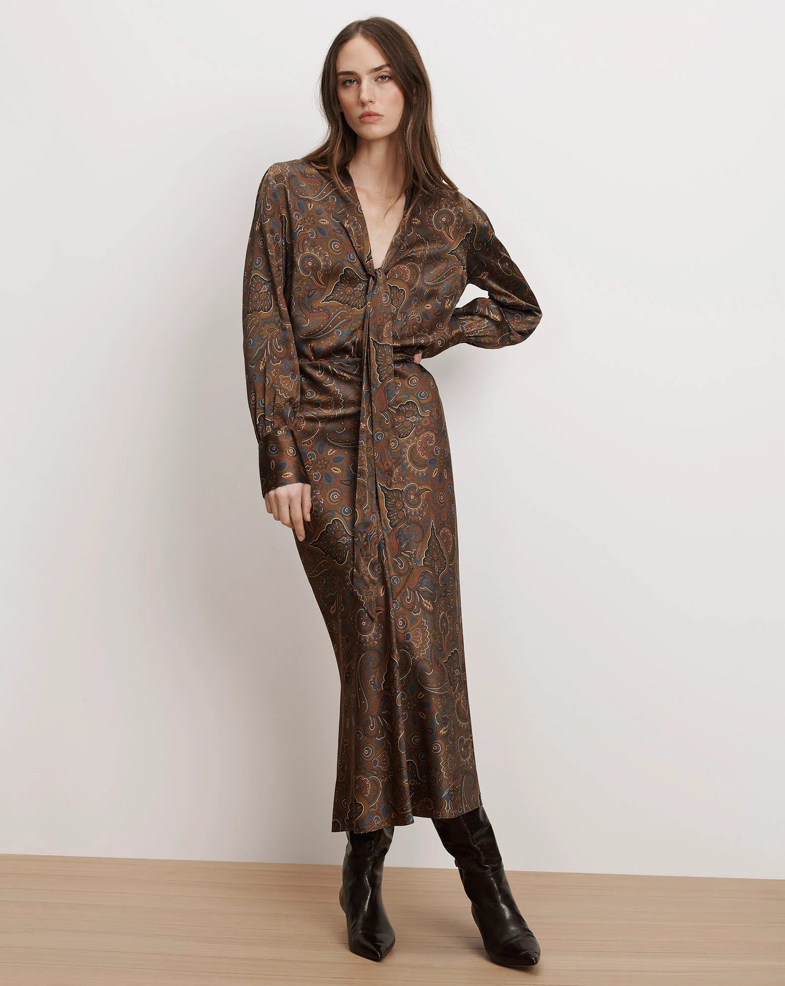 Clover Paisley Midi Skirt - Image 6