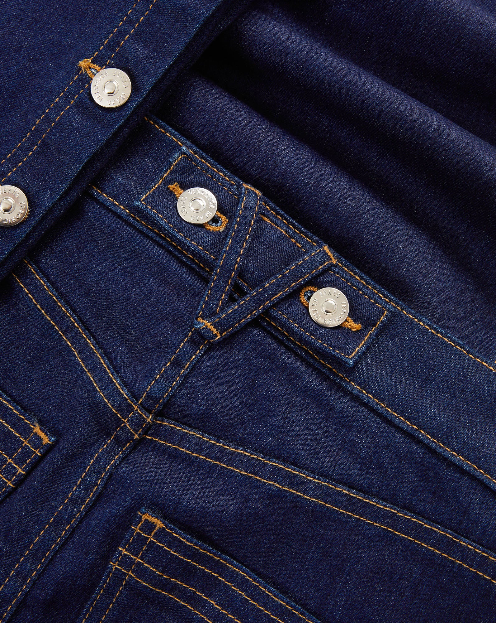 Crosbie Slim Wide-Leg Button-Seam Jean - Image 4