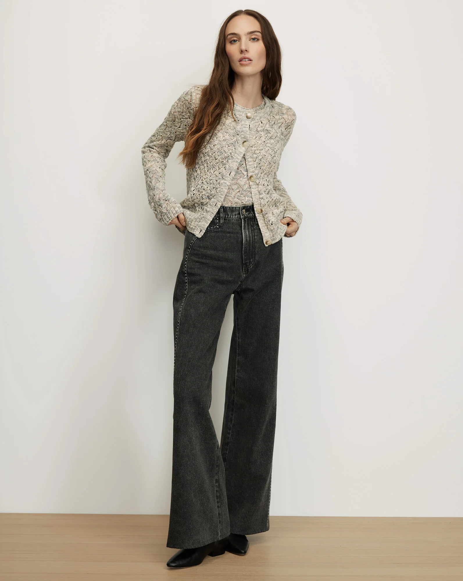 Drummond Pointelle Cardigan - Image 2