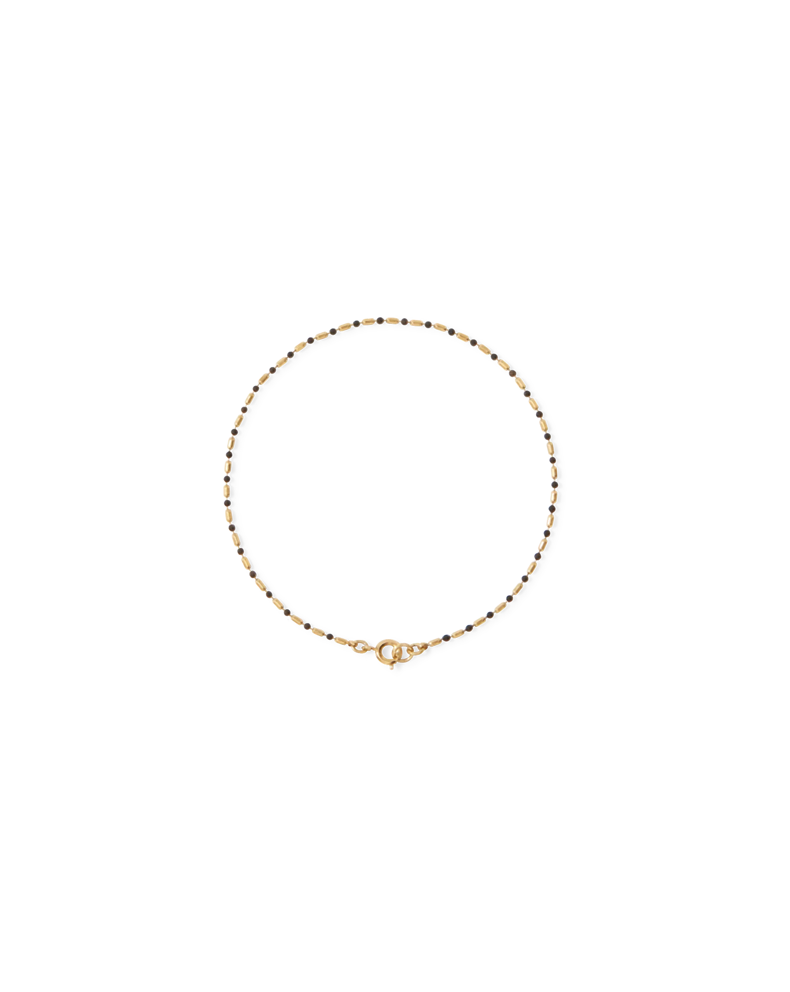 Enamel Bead Chain Anklet - Image 4