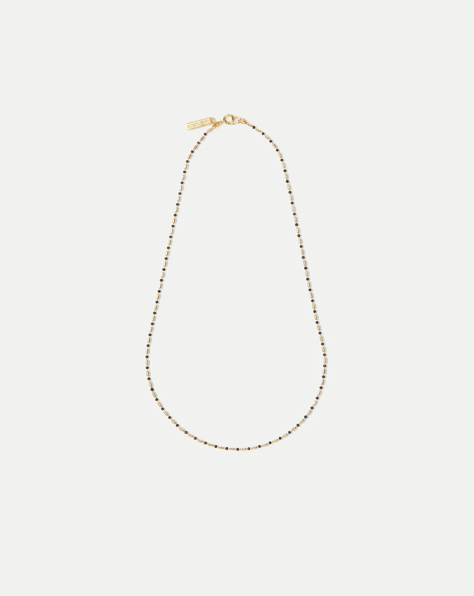 Enamel Bead Chain Necklace