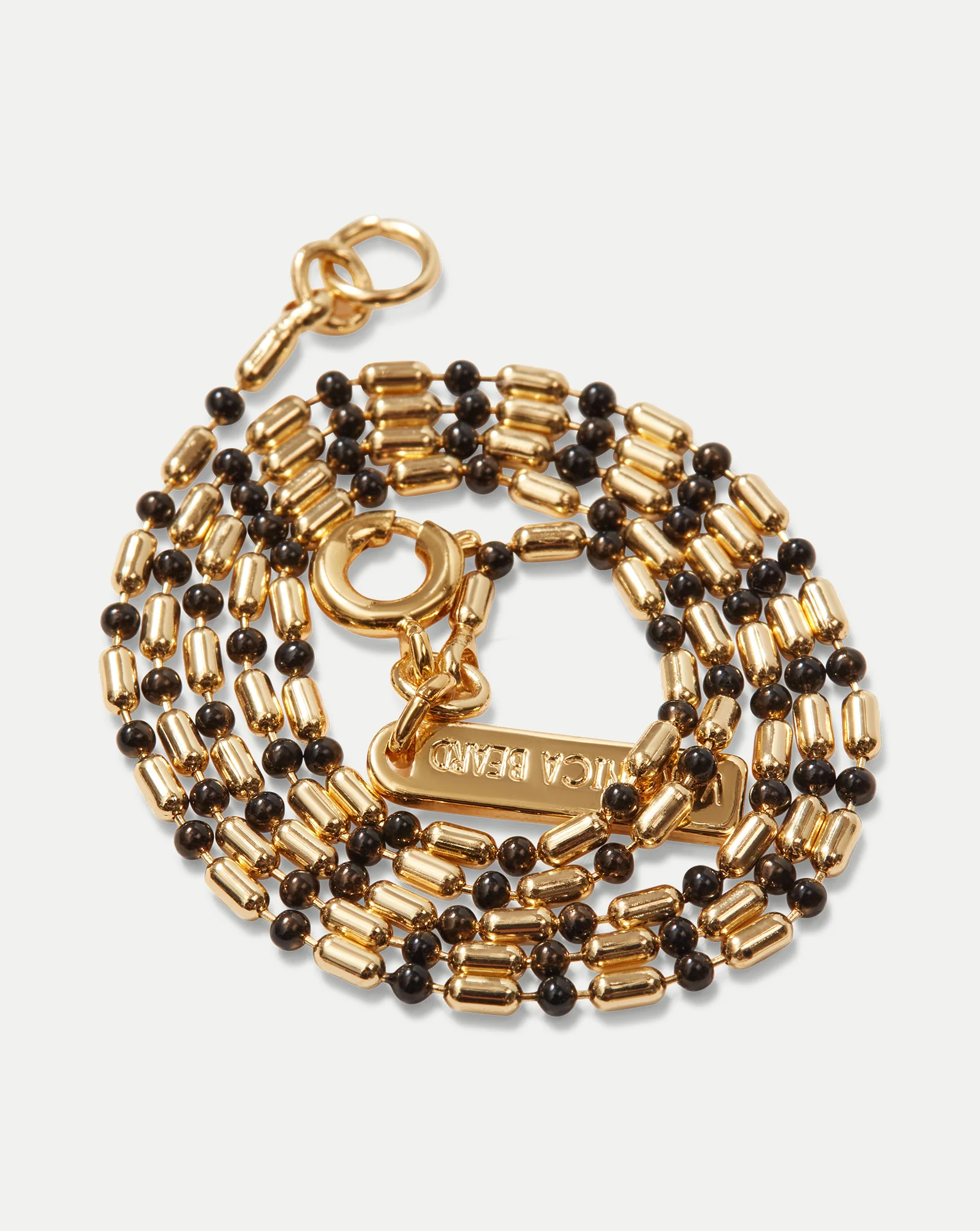 Enamel Bead Chain Necklace - Image 3