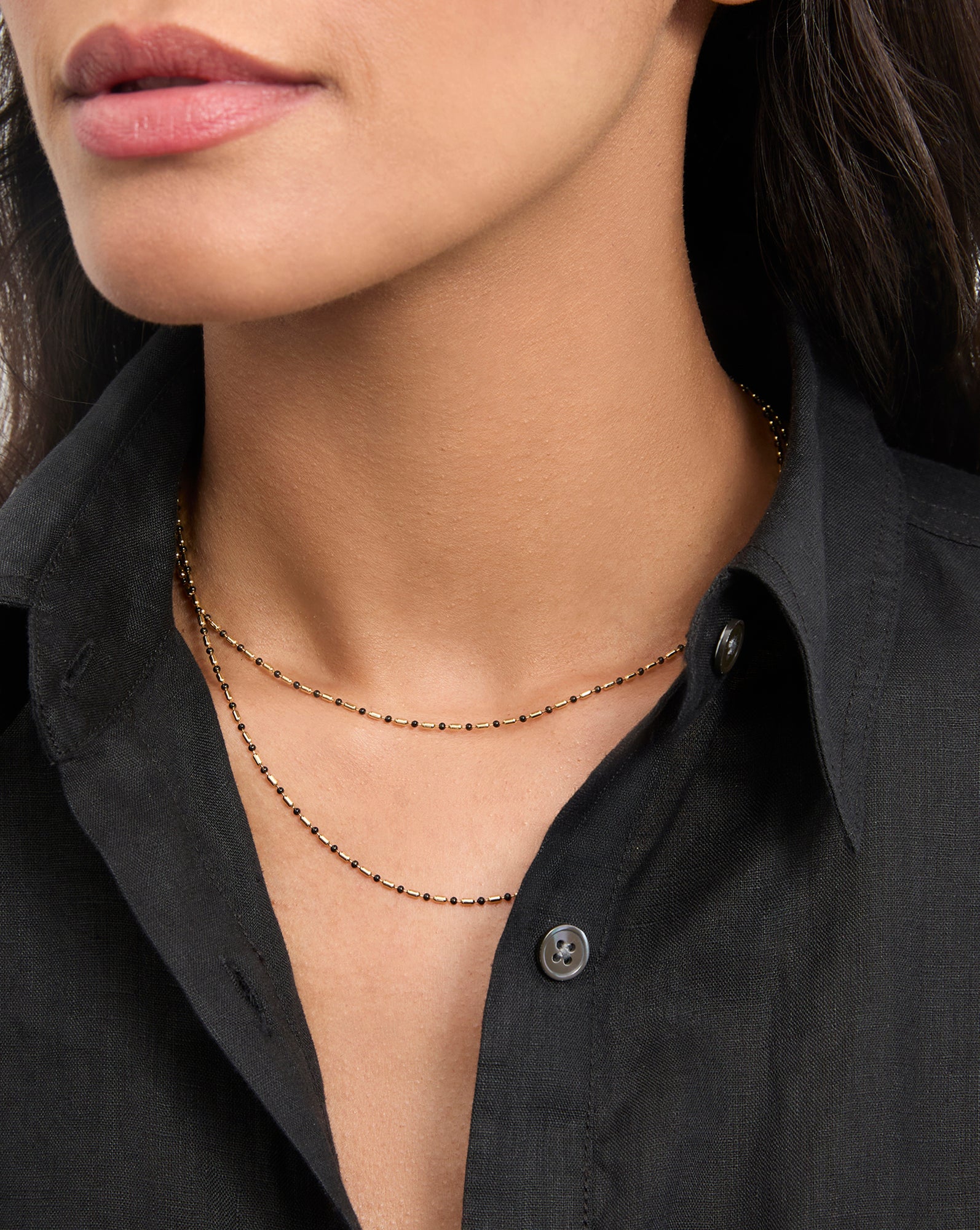 Enamel Bead Chain Necklace - Image 7