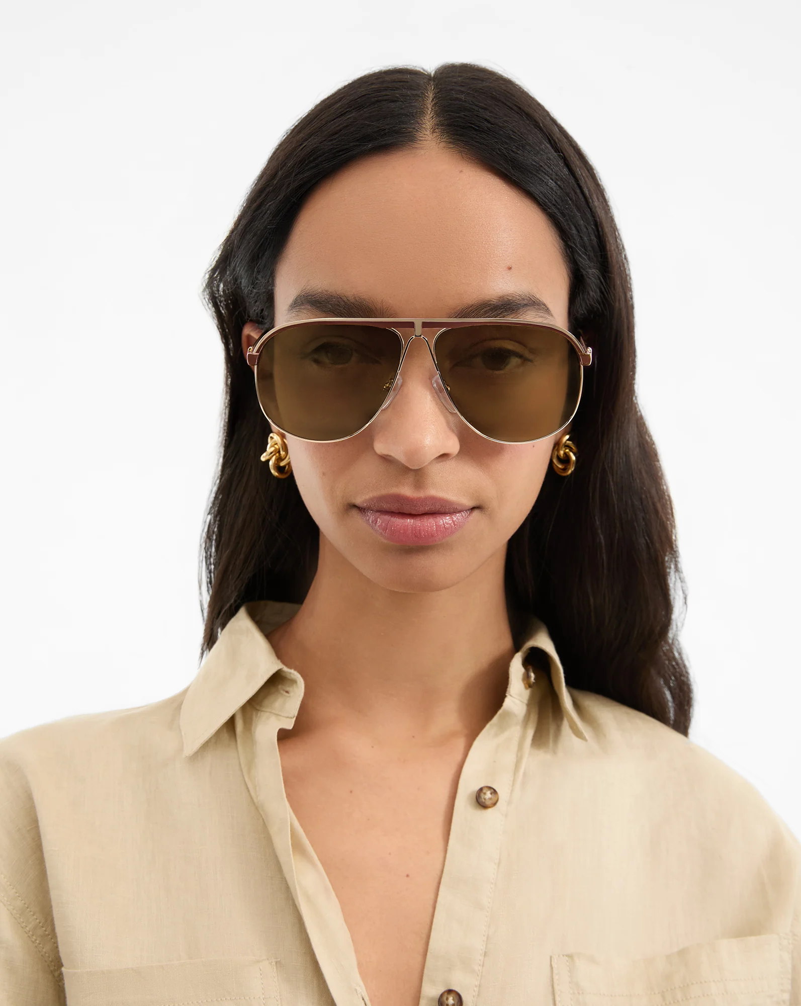 Farrah Aviator Sunglasses - Image 5