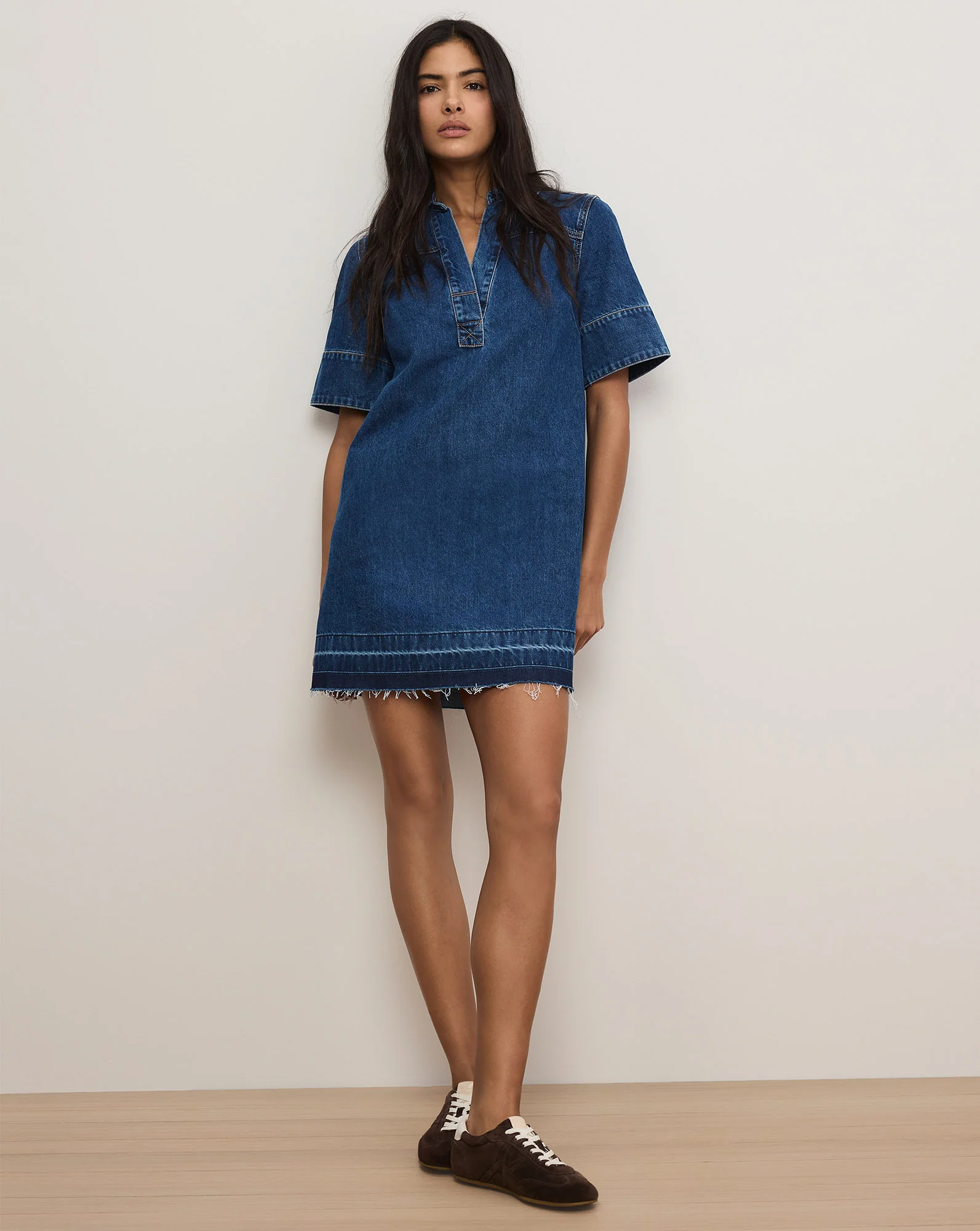 Felice Denim Mini Dress - Image 2