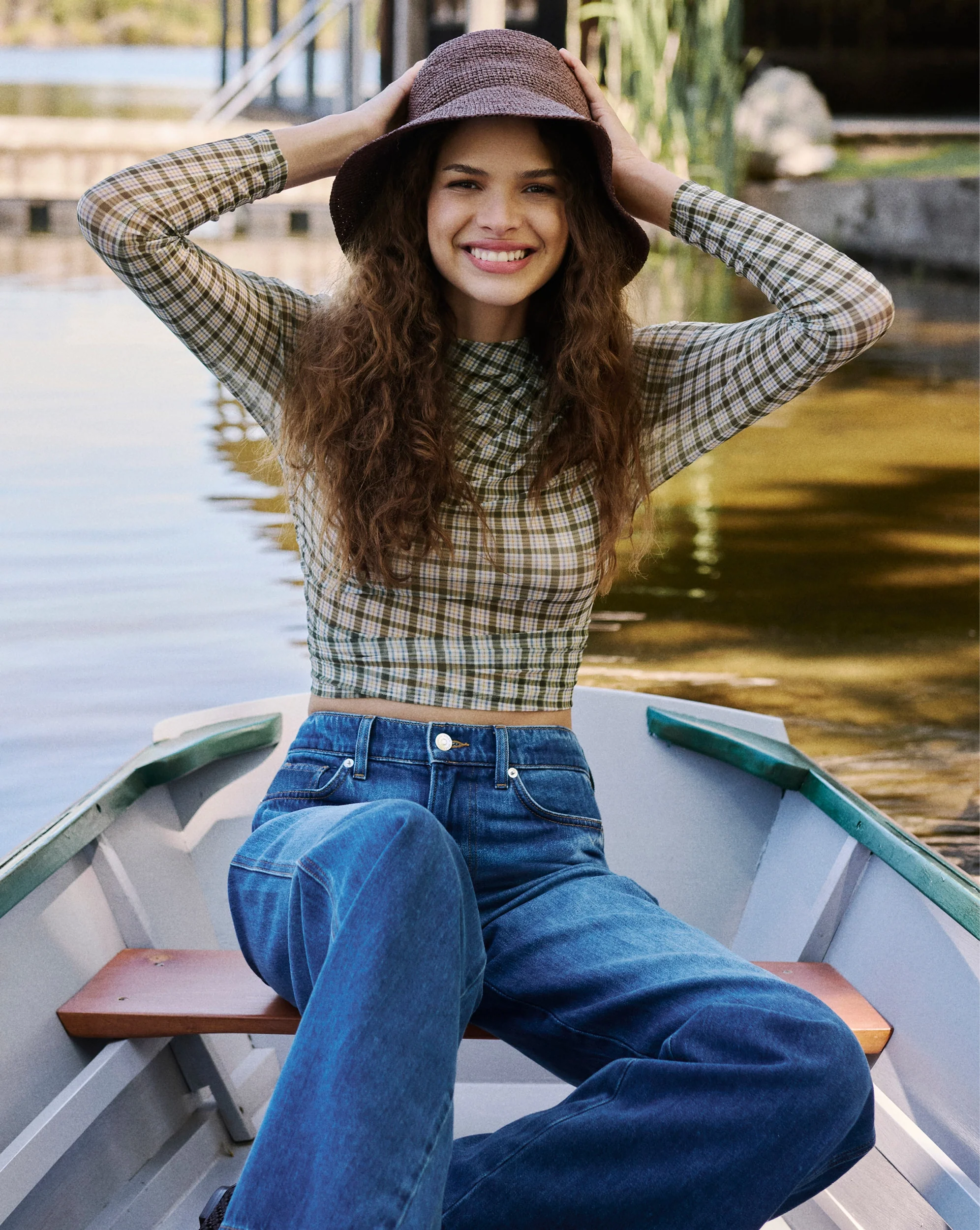 Felix Raffia Bucket Hat - Image 2