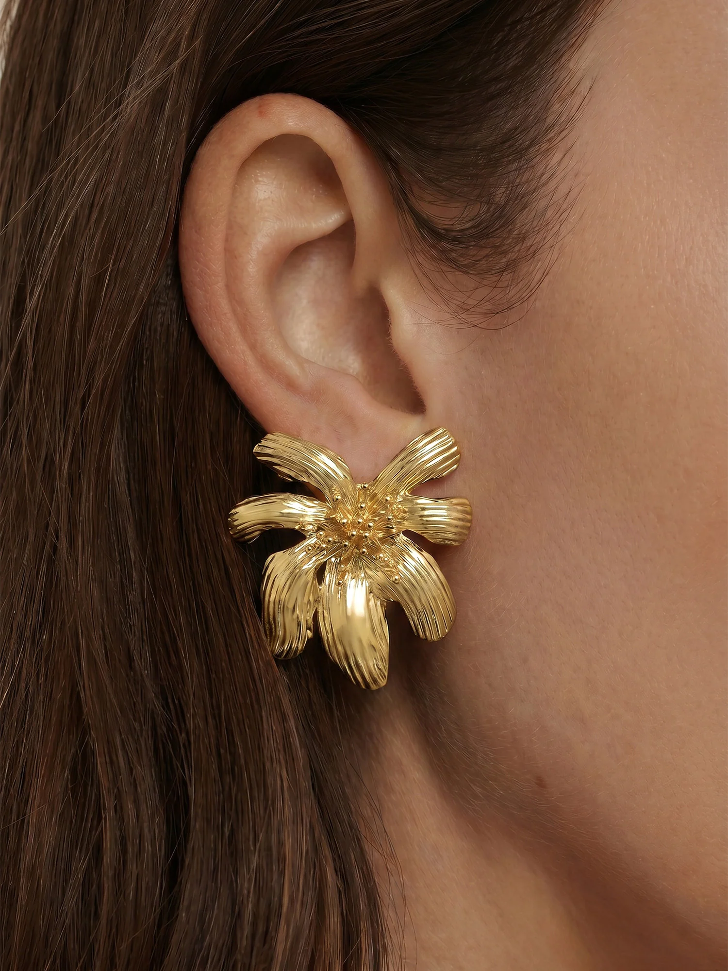 Flower Statement Earring - Image 2