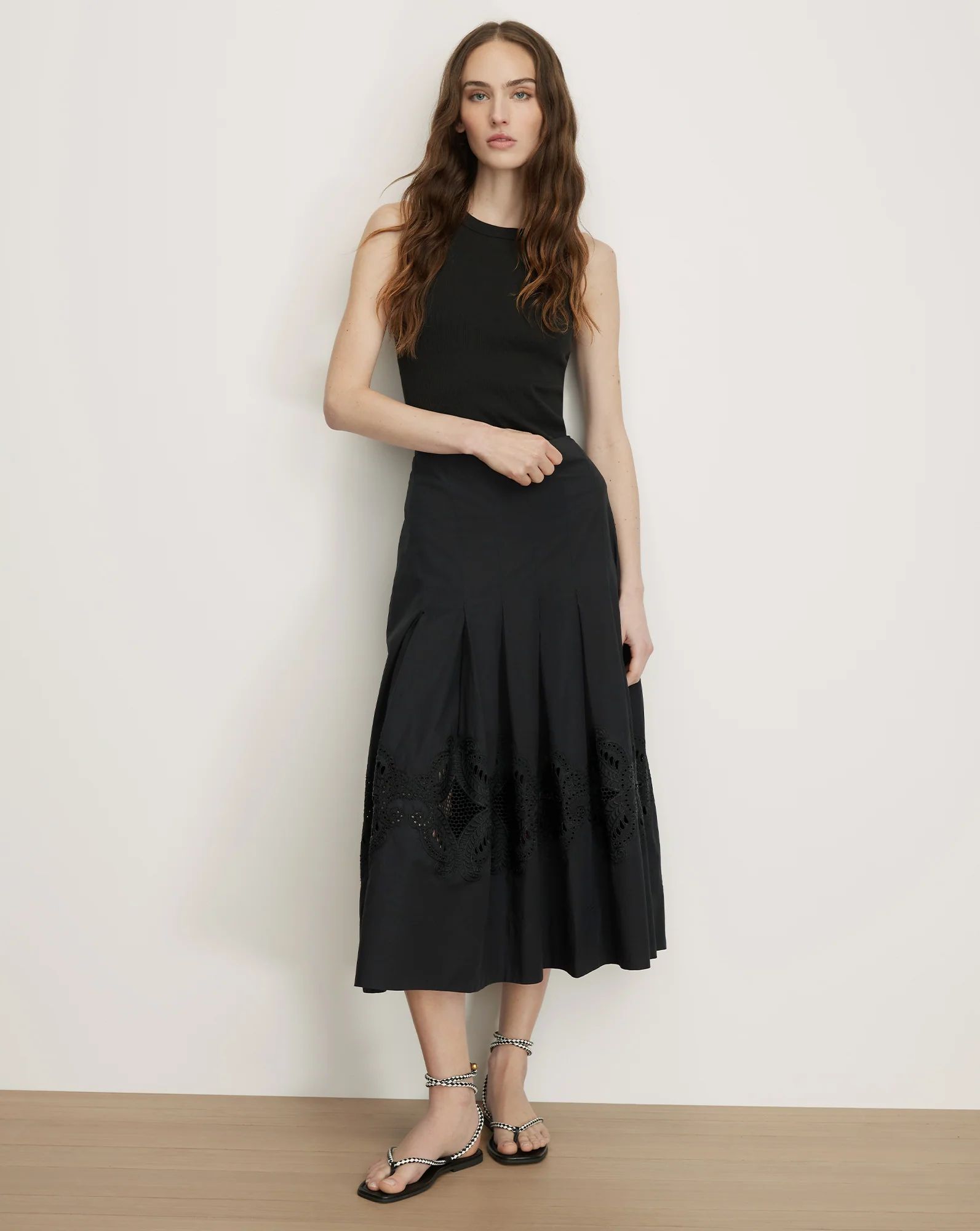 Fynnley Embroidered Midi Skirt - Image 6