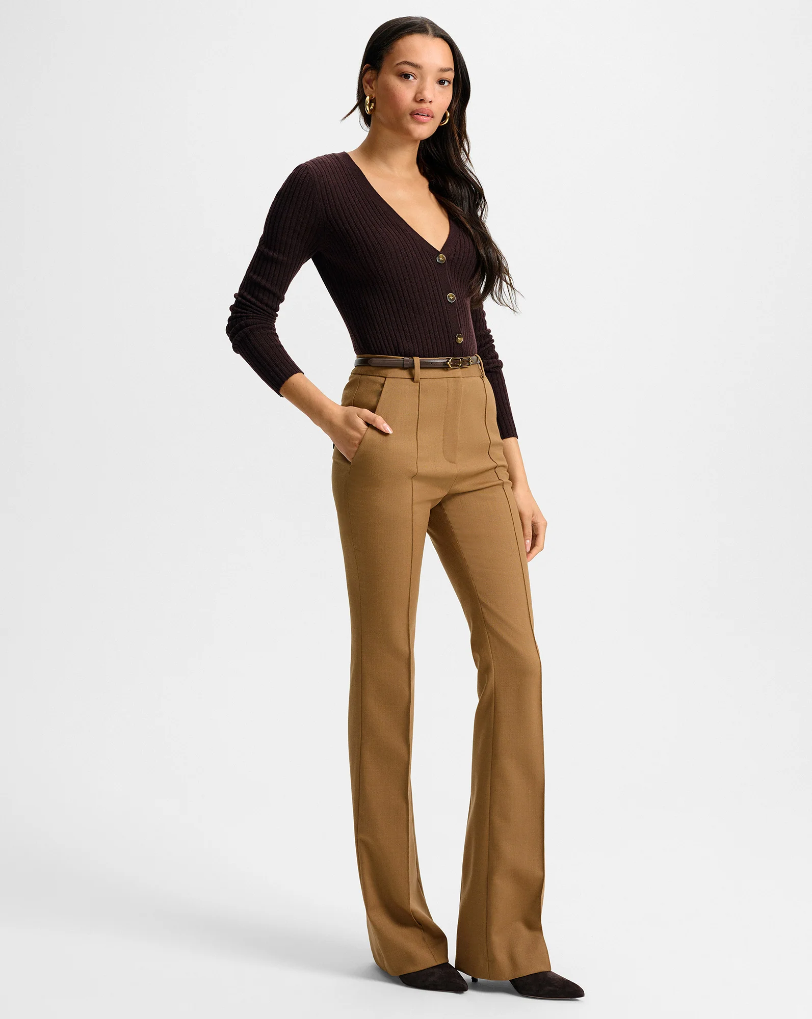 Gracie Belted Flare Pant - Image 3