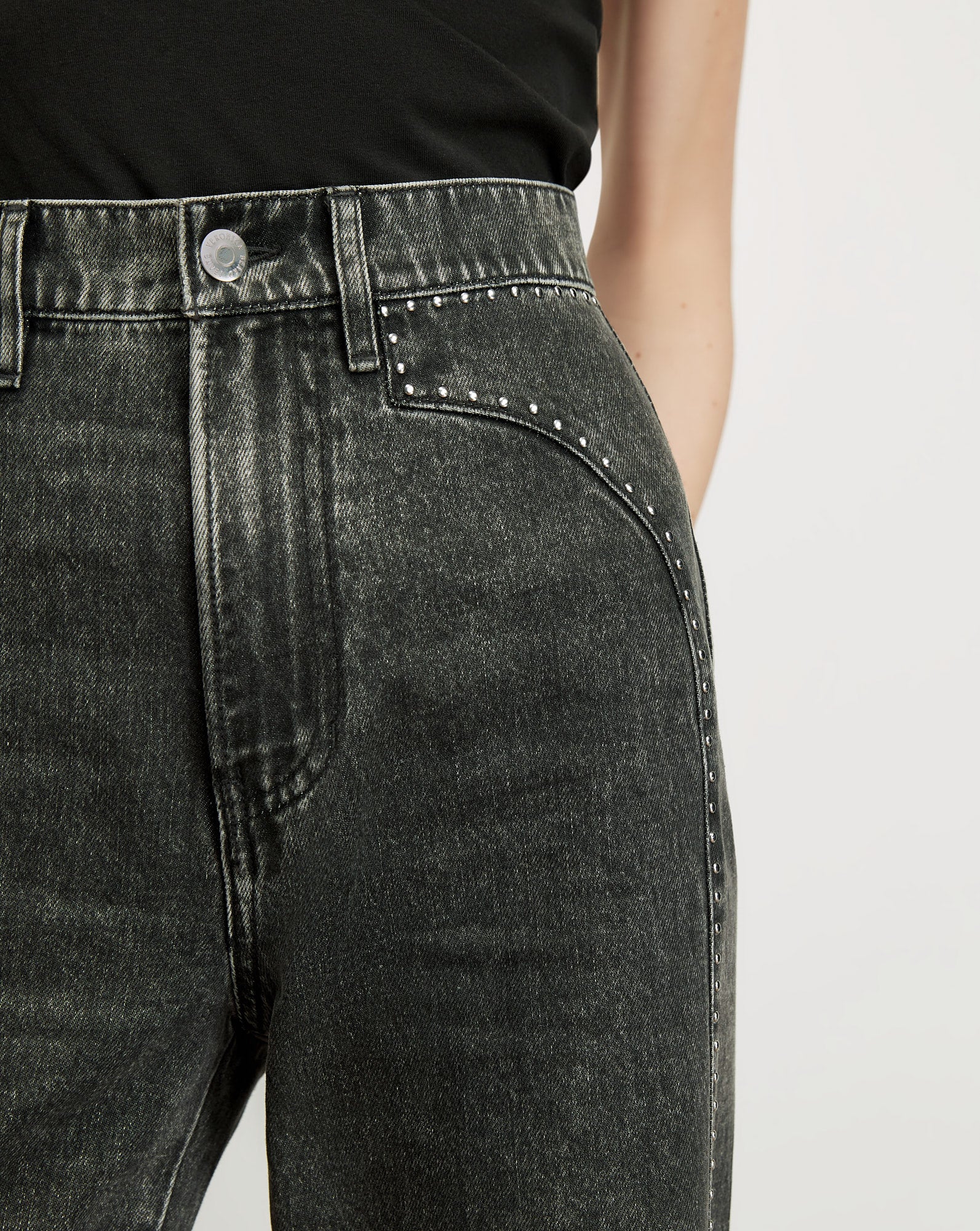 Grant Studded Wide-Leg Jean - Image 6