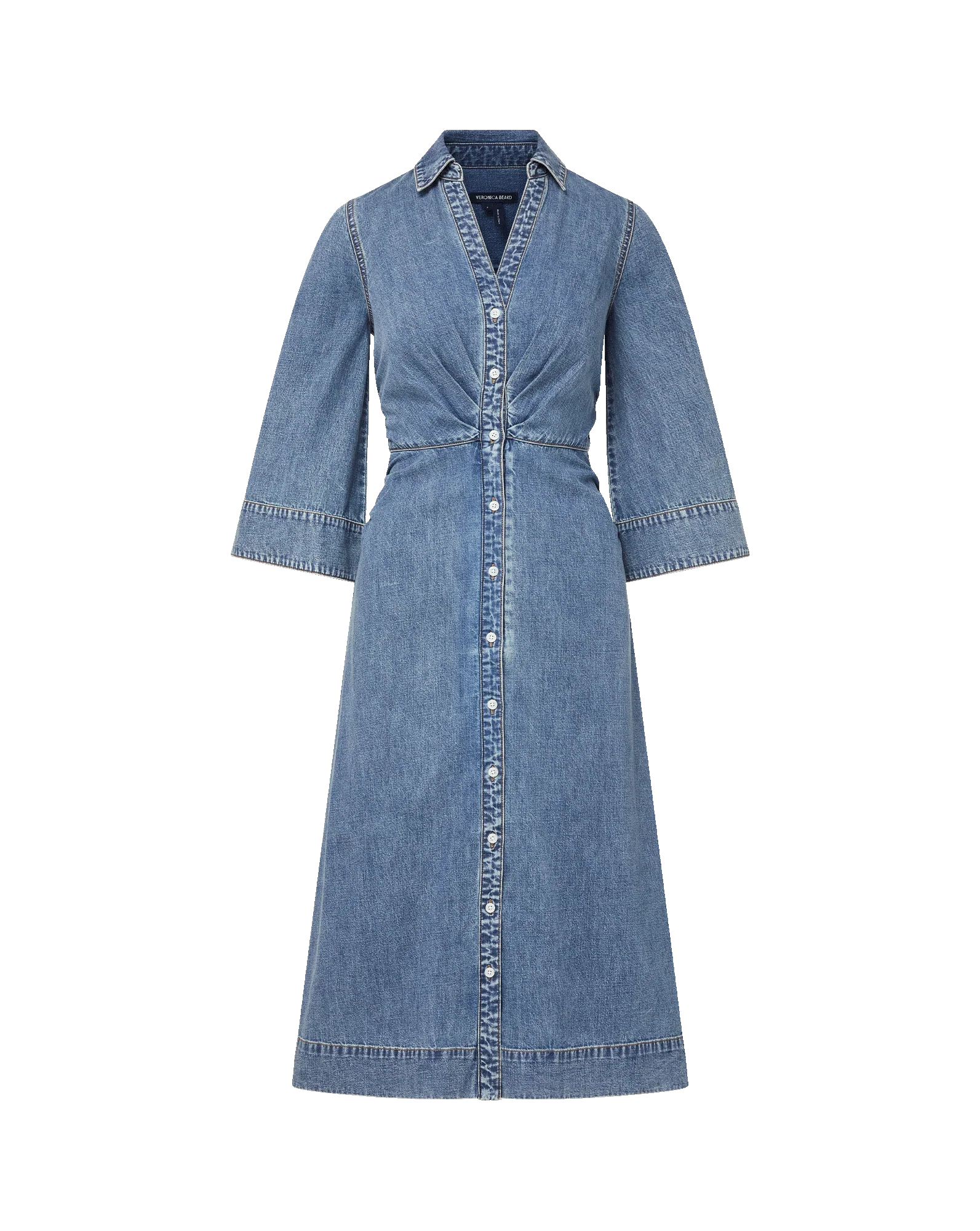 Haydon Denim Midi Shirtdress - Image 6