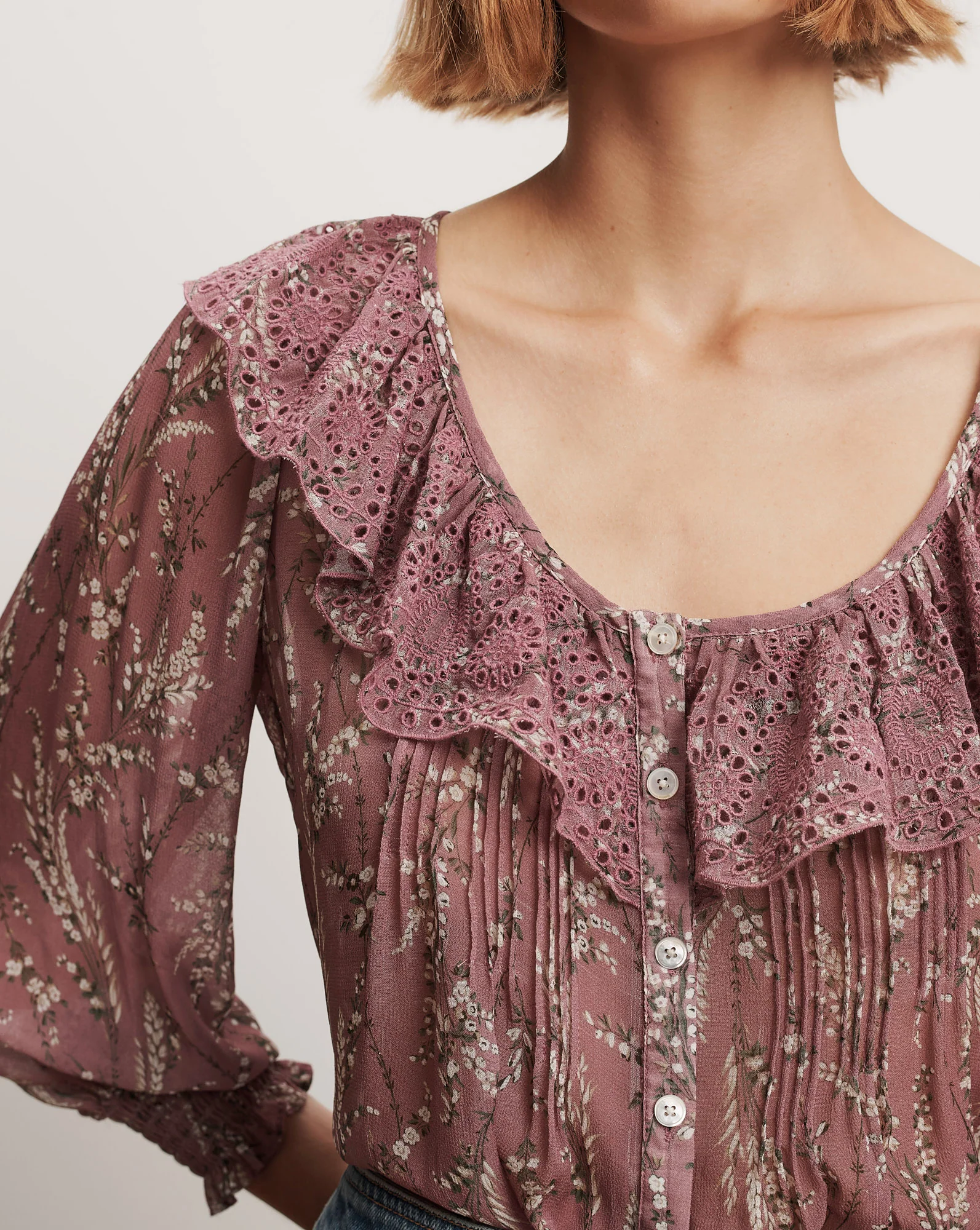 Hewitts Floral Blouse - Image 5