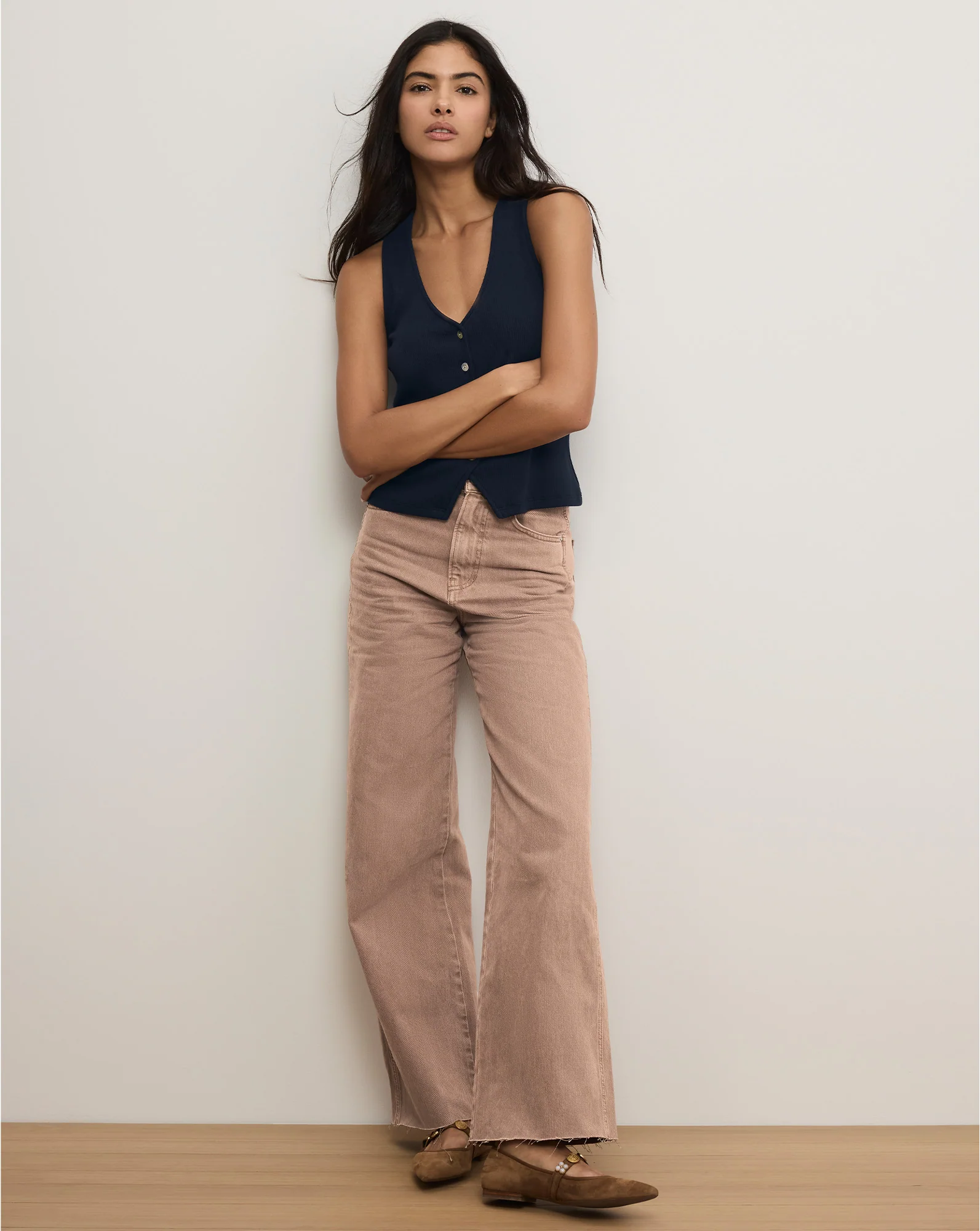 Hoorne Button-Down Tank Top - Image 2
