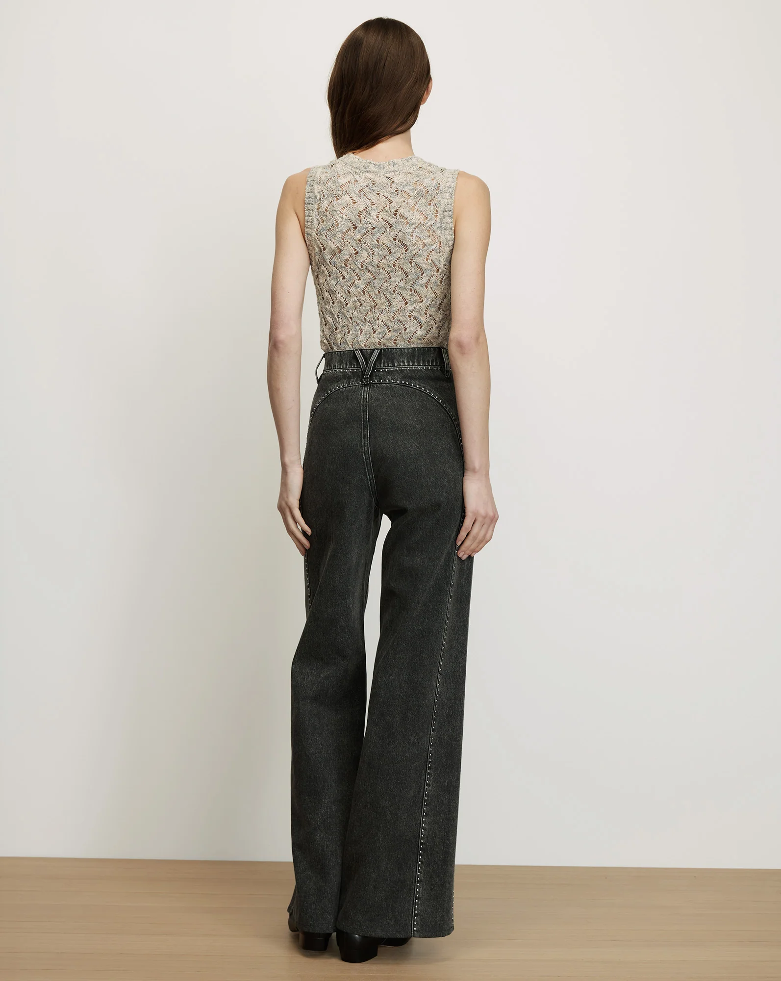 Jerrel Cropped Knit Tank Top - Image 4