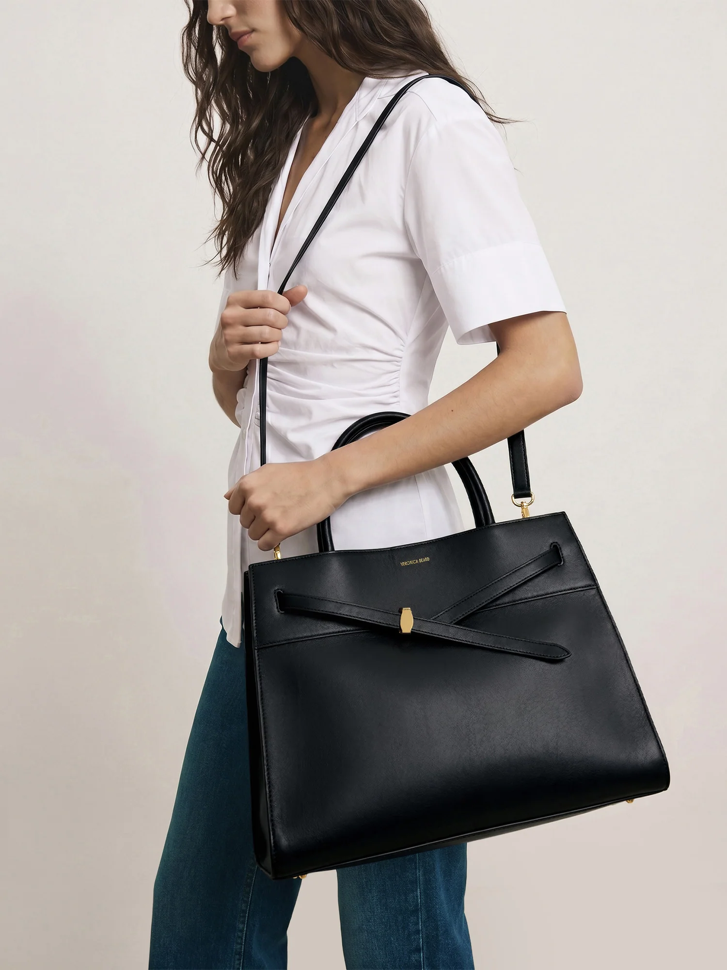 Large Veronica Beard Dash Bag - Image 6