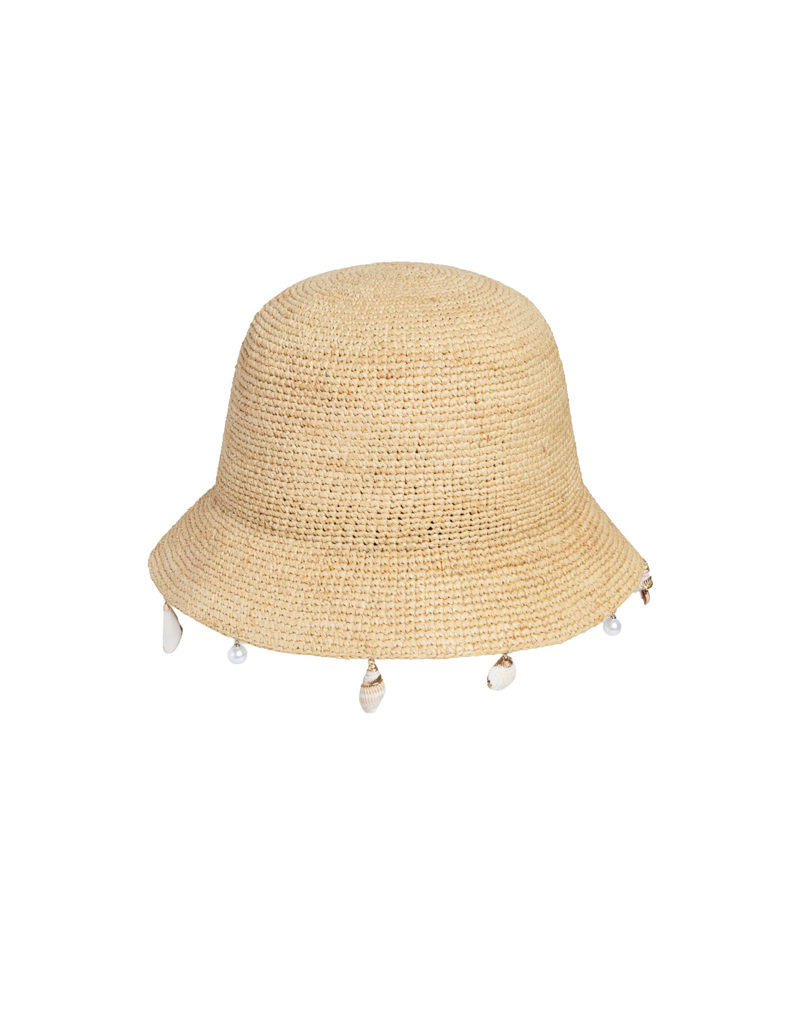 Le Bop Shell Raffia Hat - Image 4