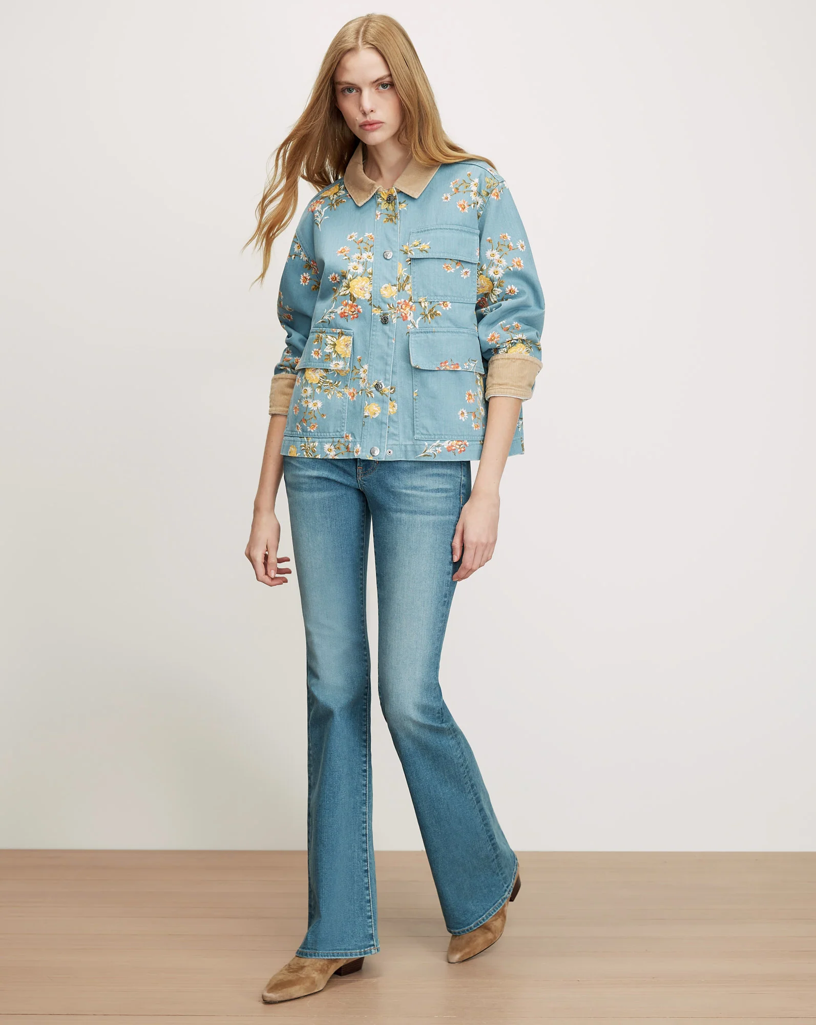 Leighton Floral Denim Jacket - Image 2