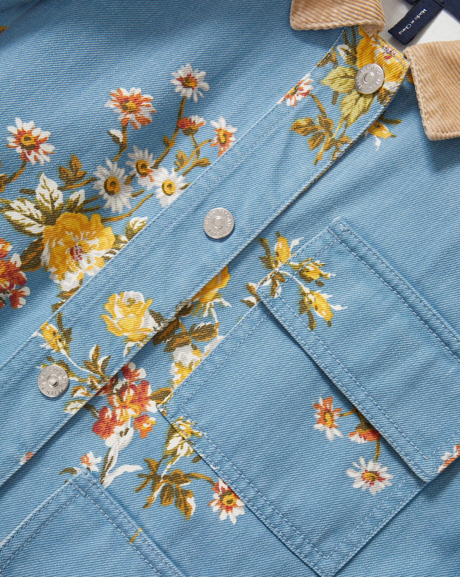 Leighton Floral Denim Jacket - Image 3