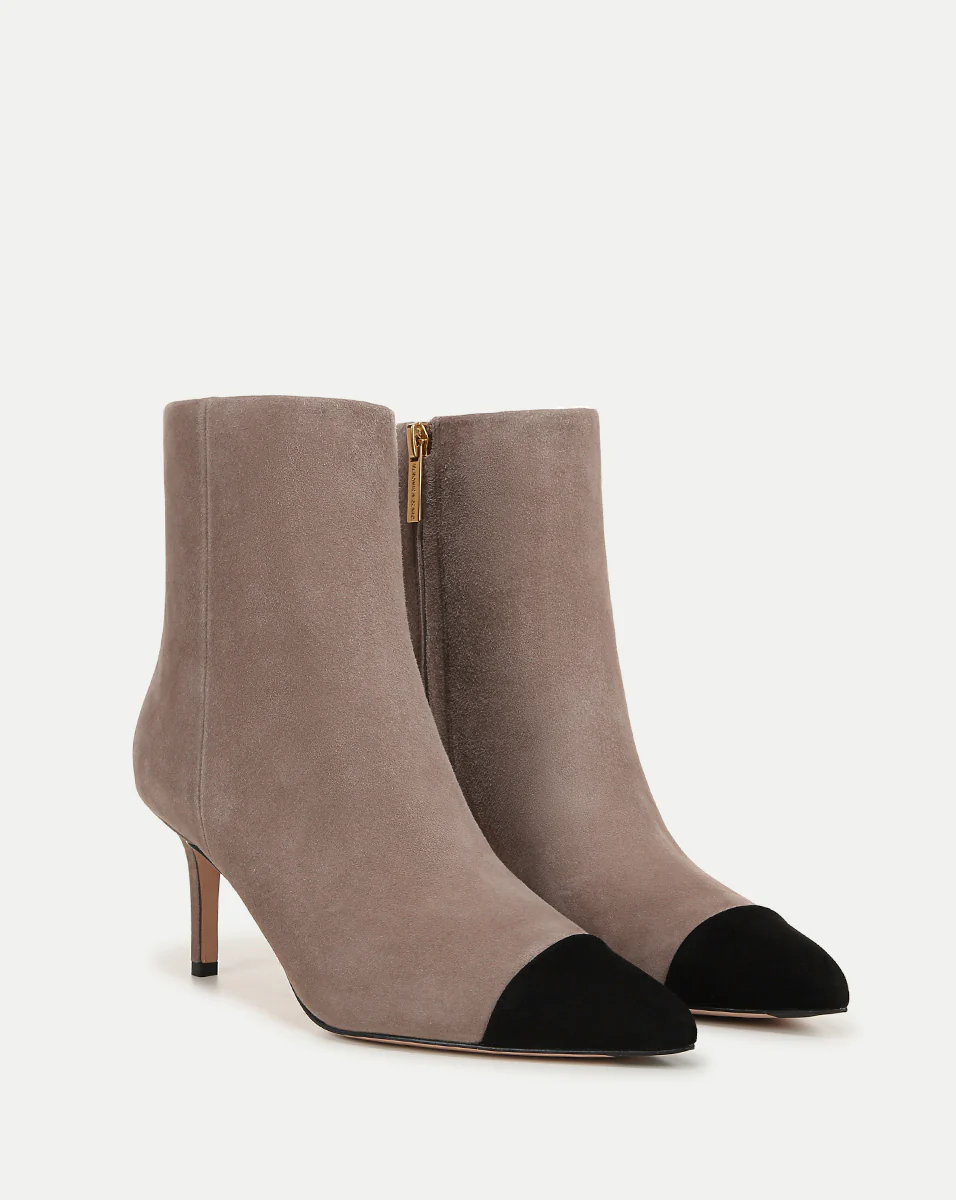 Lisa Cap-Toe Mid-Heel Bootie - Image 2