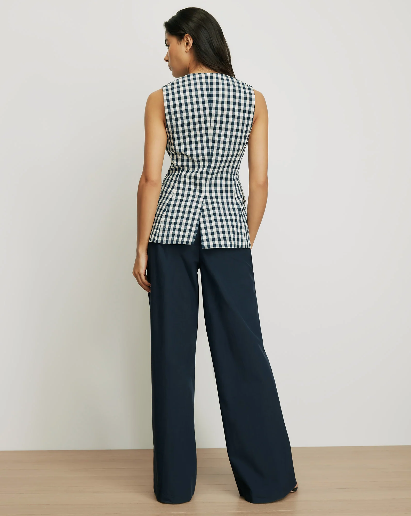 Lois Gingham Vest - Image 4