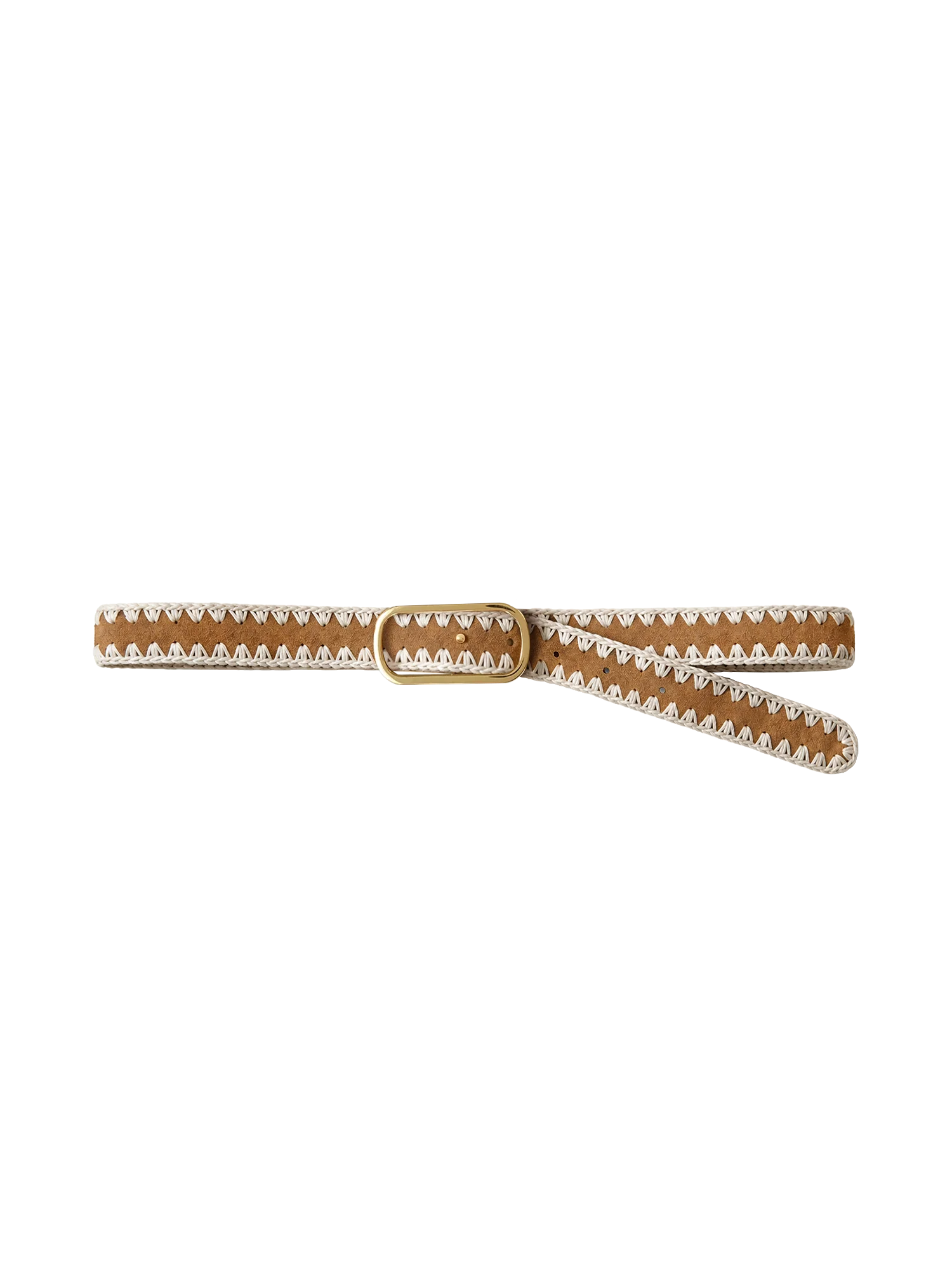 Loop Suede Whipstitch Belt - Image 5