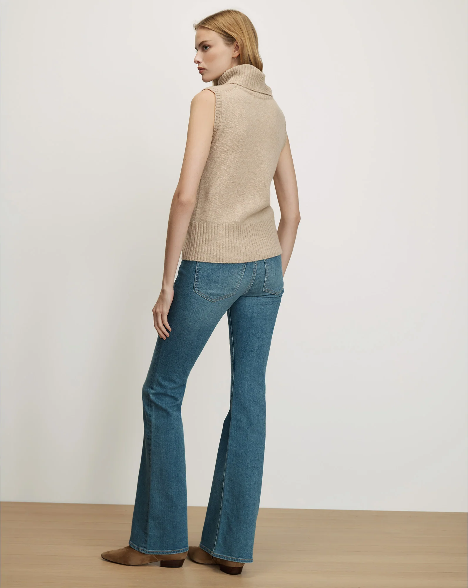 Mazzy Cashmere Sleeveless Sweater - Image 4
