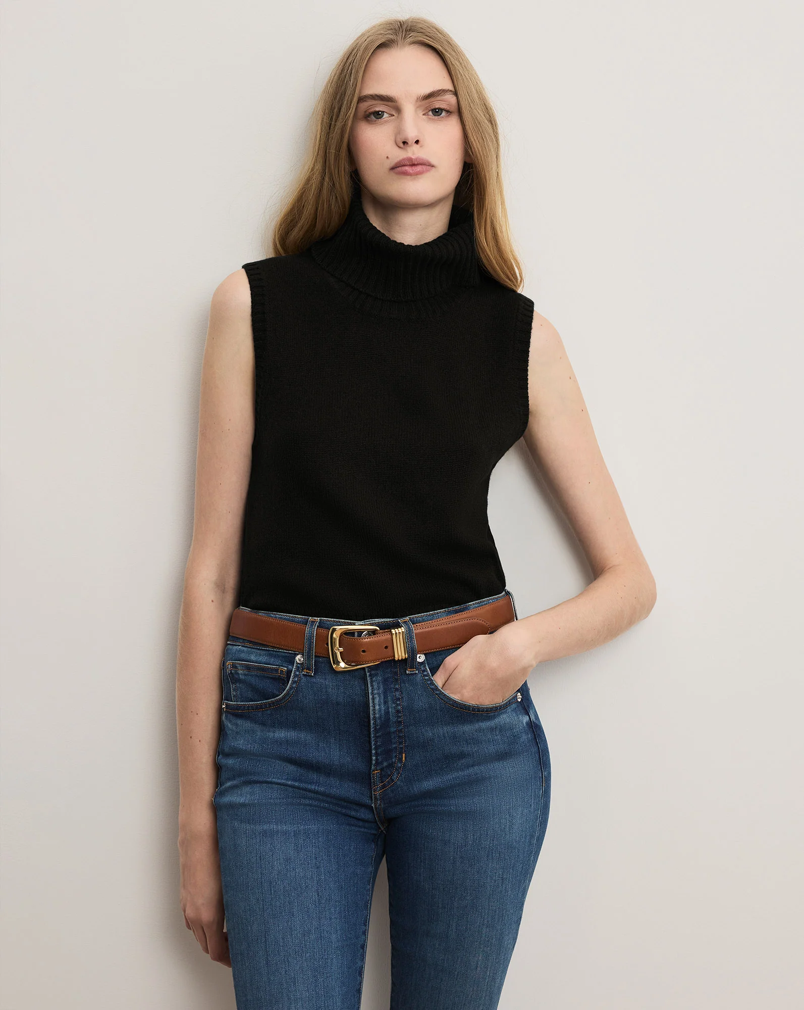 Mazzy Cashmere Sleeveless Sweater