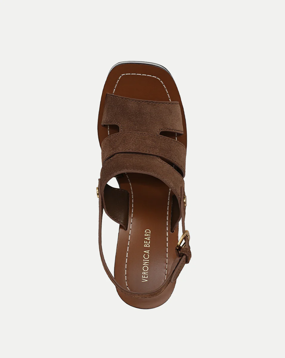 Peony Suede Platform Sandal - Image 3