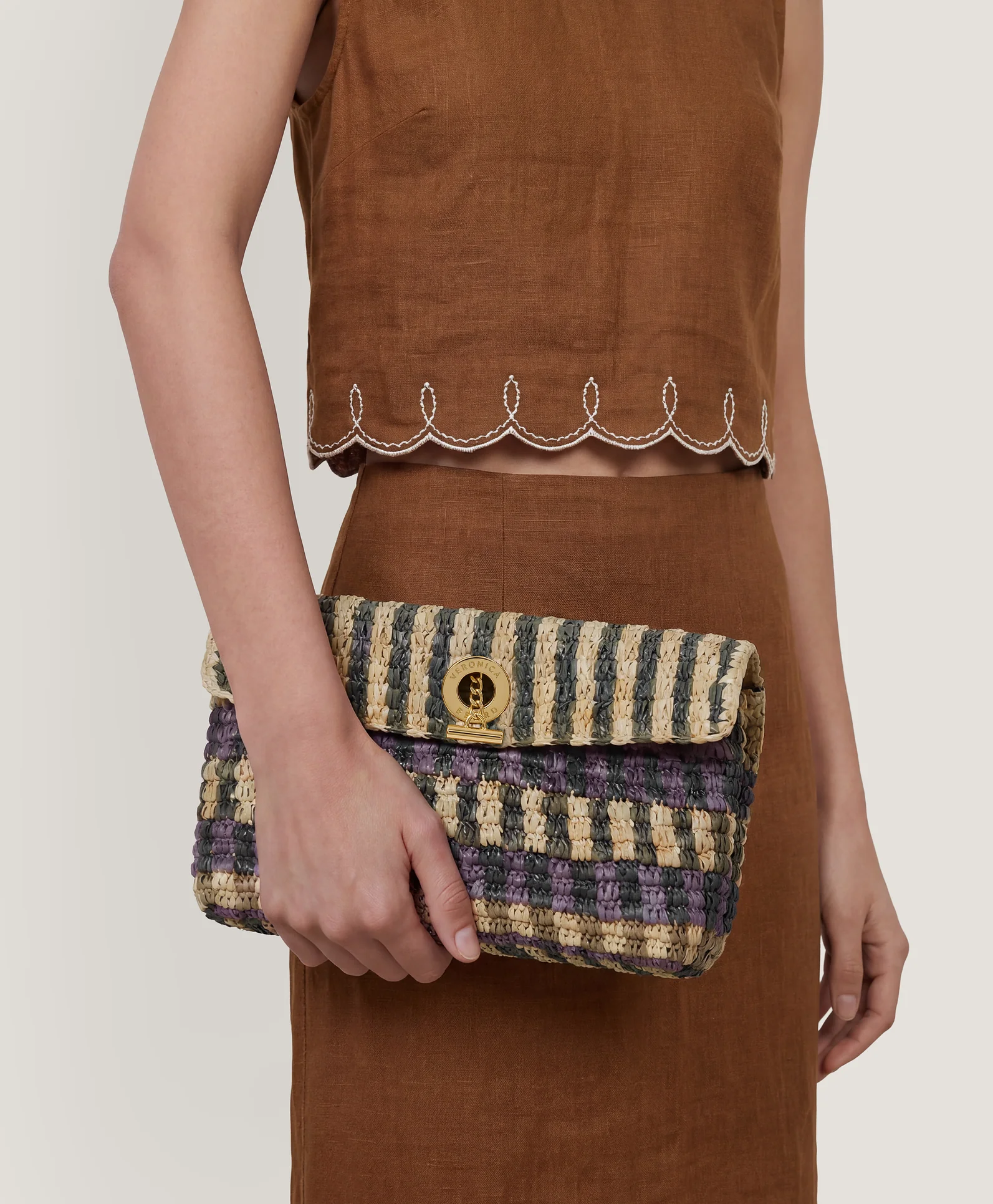 Raffia Anchor Clutch - Image 2