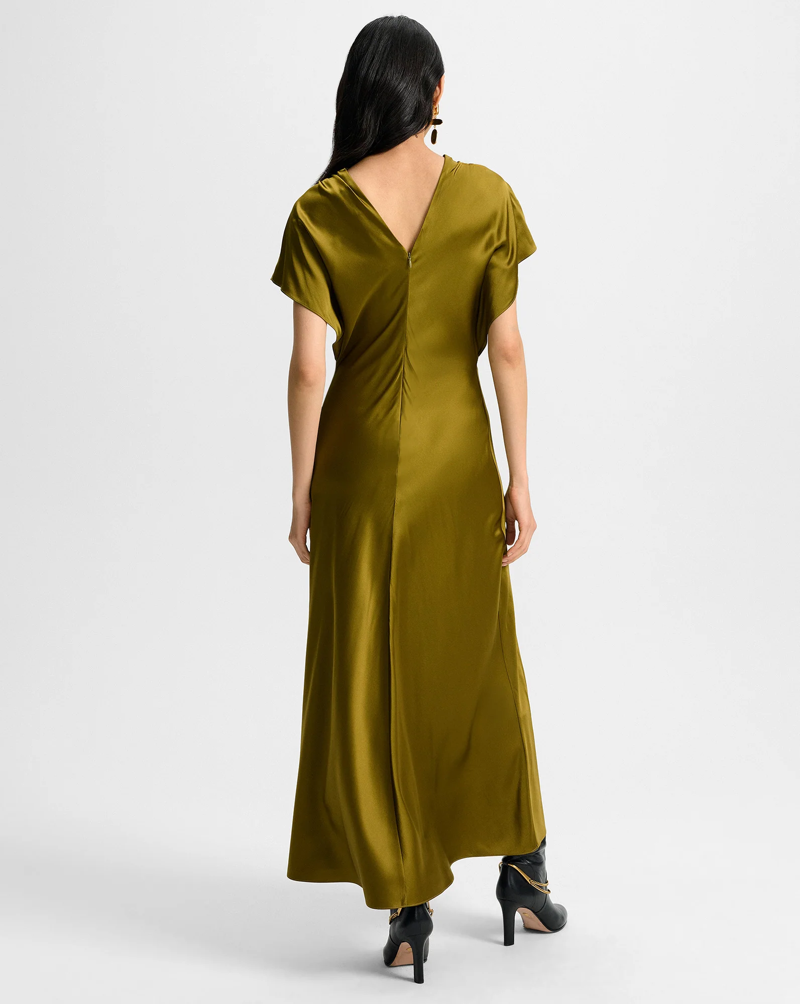 Redgrave Silk Midi Dress - Image 4
