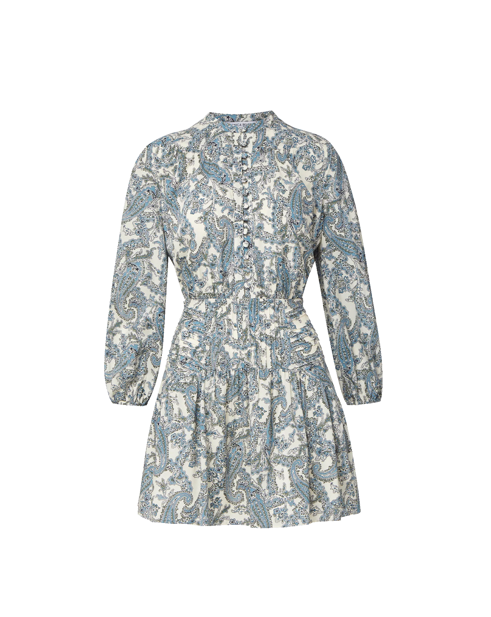 Rivendell Silk-Blend Mini Dress - Image 6