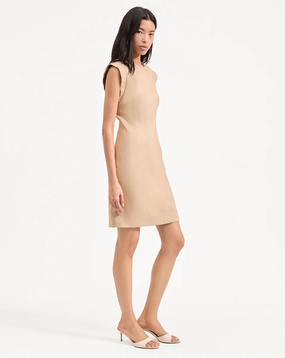 Rosedale Linen Mini Dress - Image 2