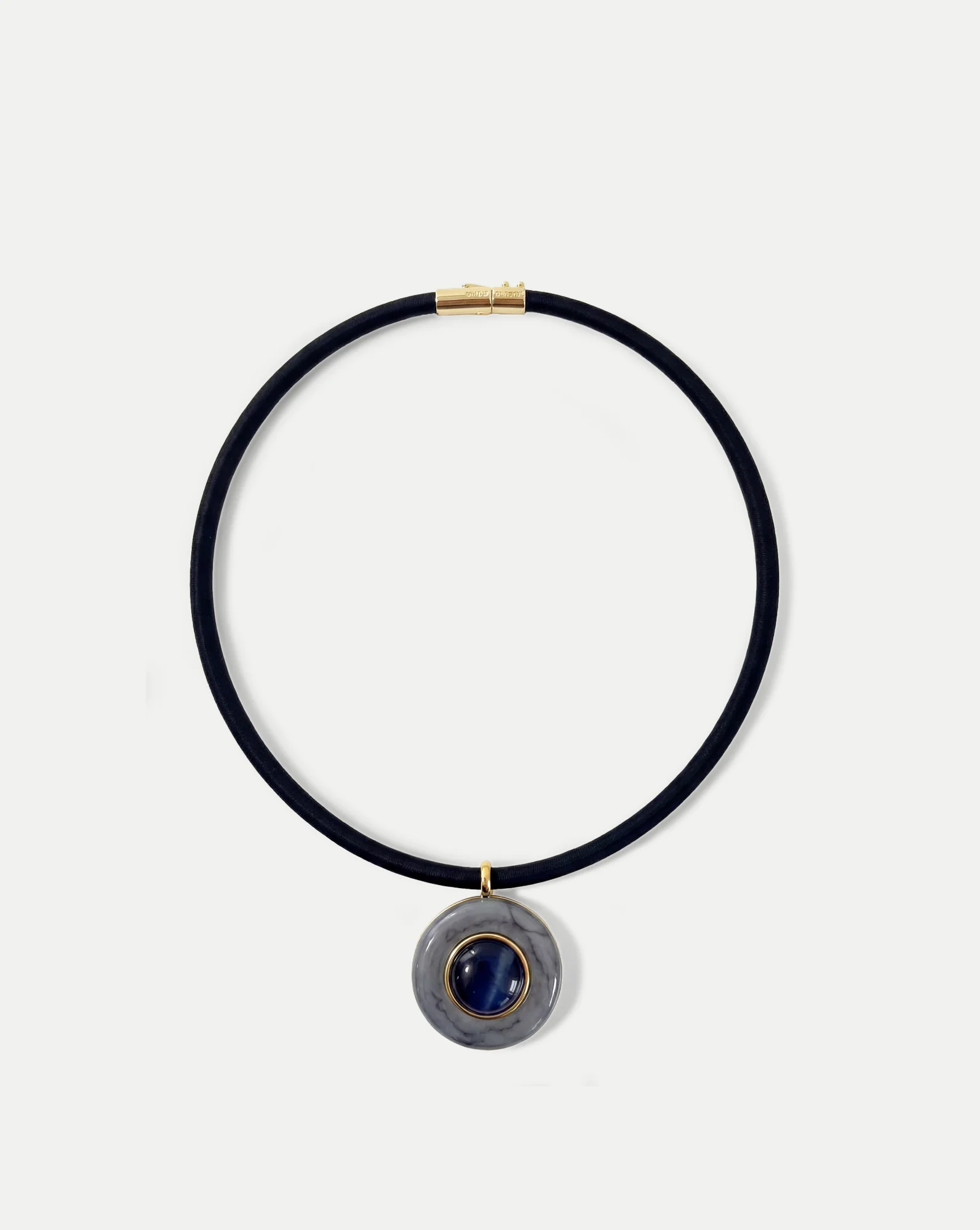 Round Doublet Pendant Necklace