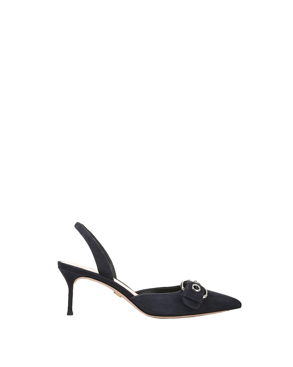 Roxy Suede Slingback Pump - Image 7